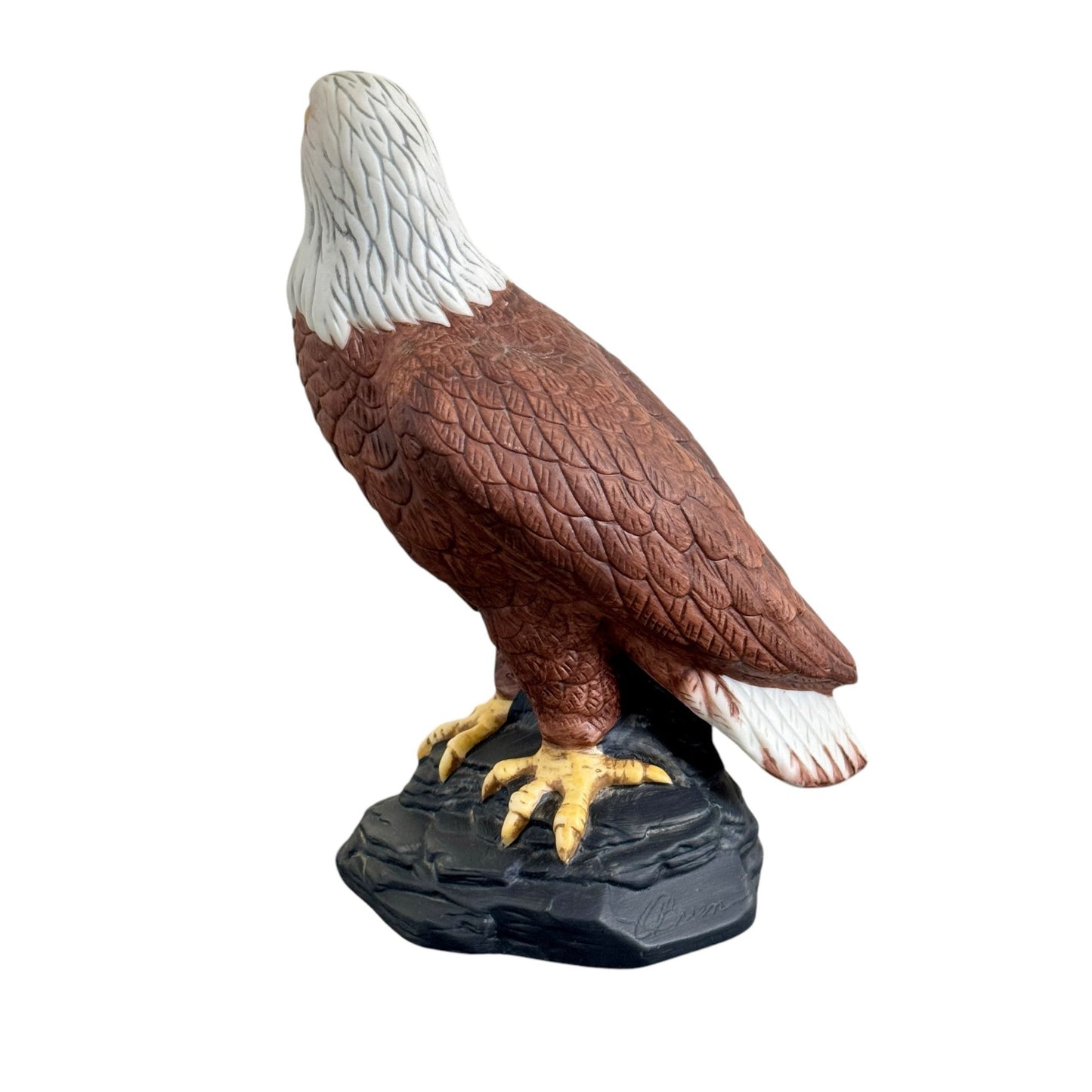 Vintage 1982 Avon Porcelain  America Eagle Pride of America Figurine 8" Tall