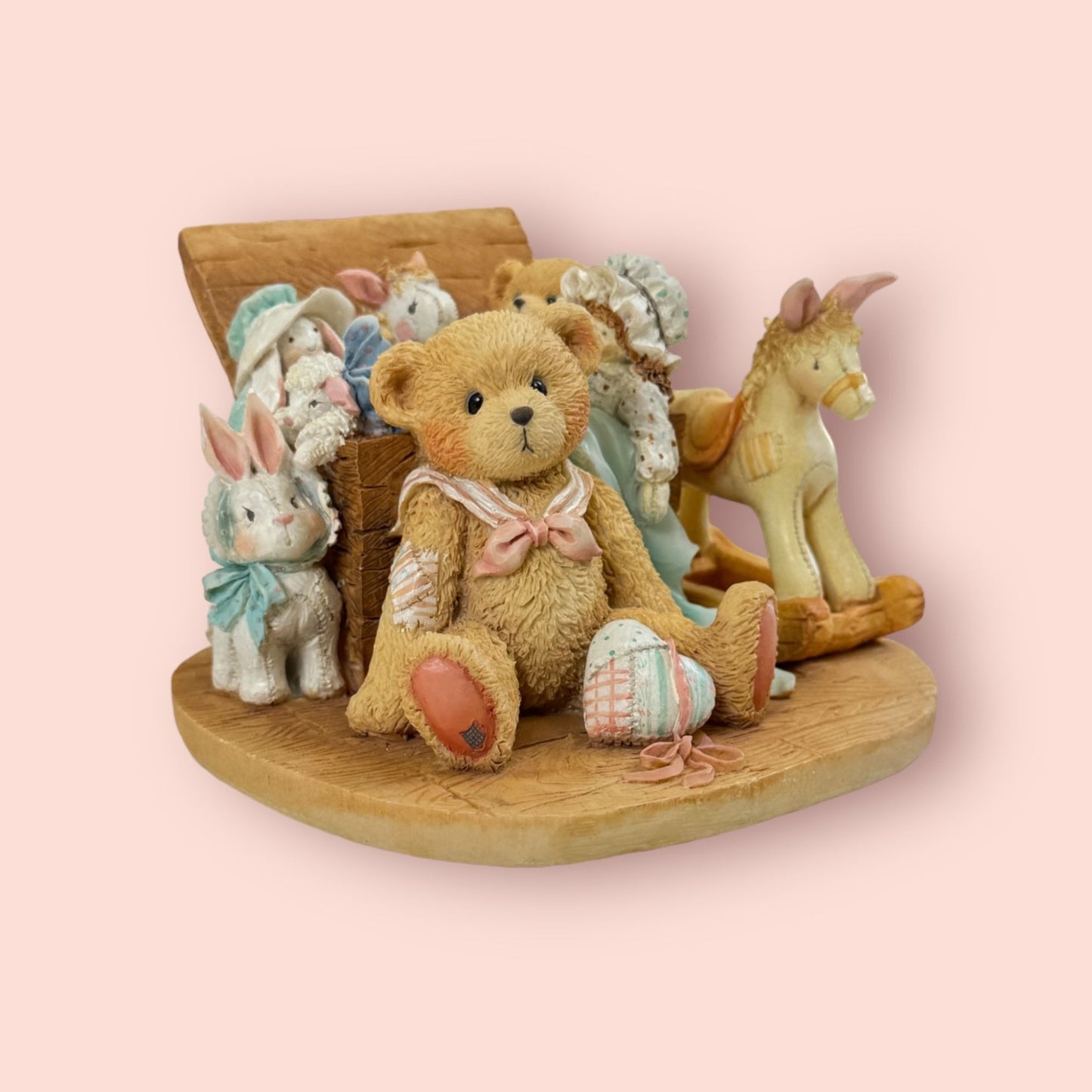 1991 Christopher Old Friends Are The Best Friends Cherished Teddies Collection 950483