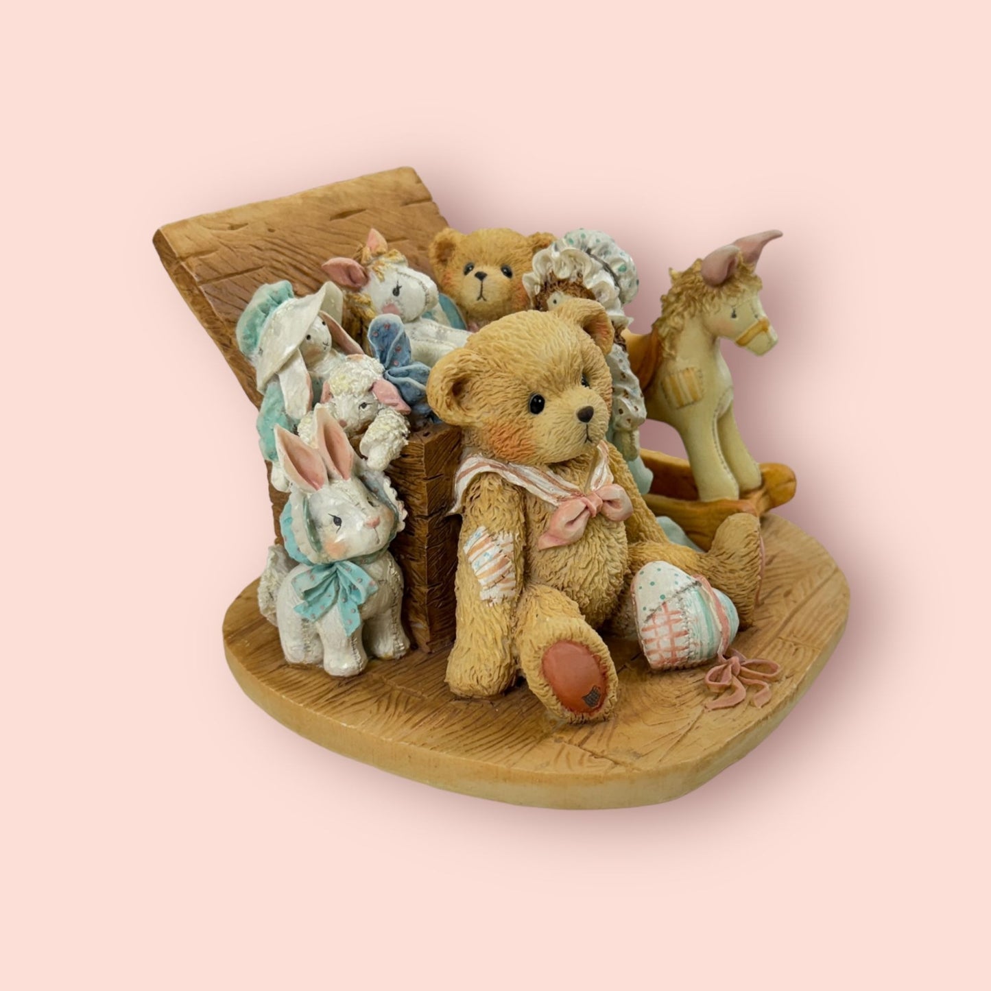 1991 Christopher Old Friends Are The Best Friends Cherished Teddies Collection 950483