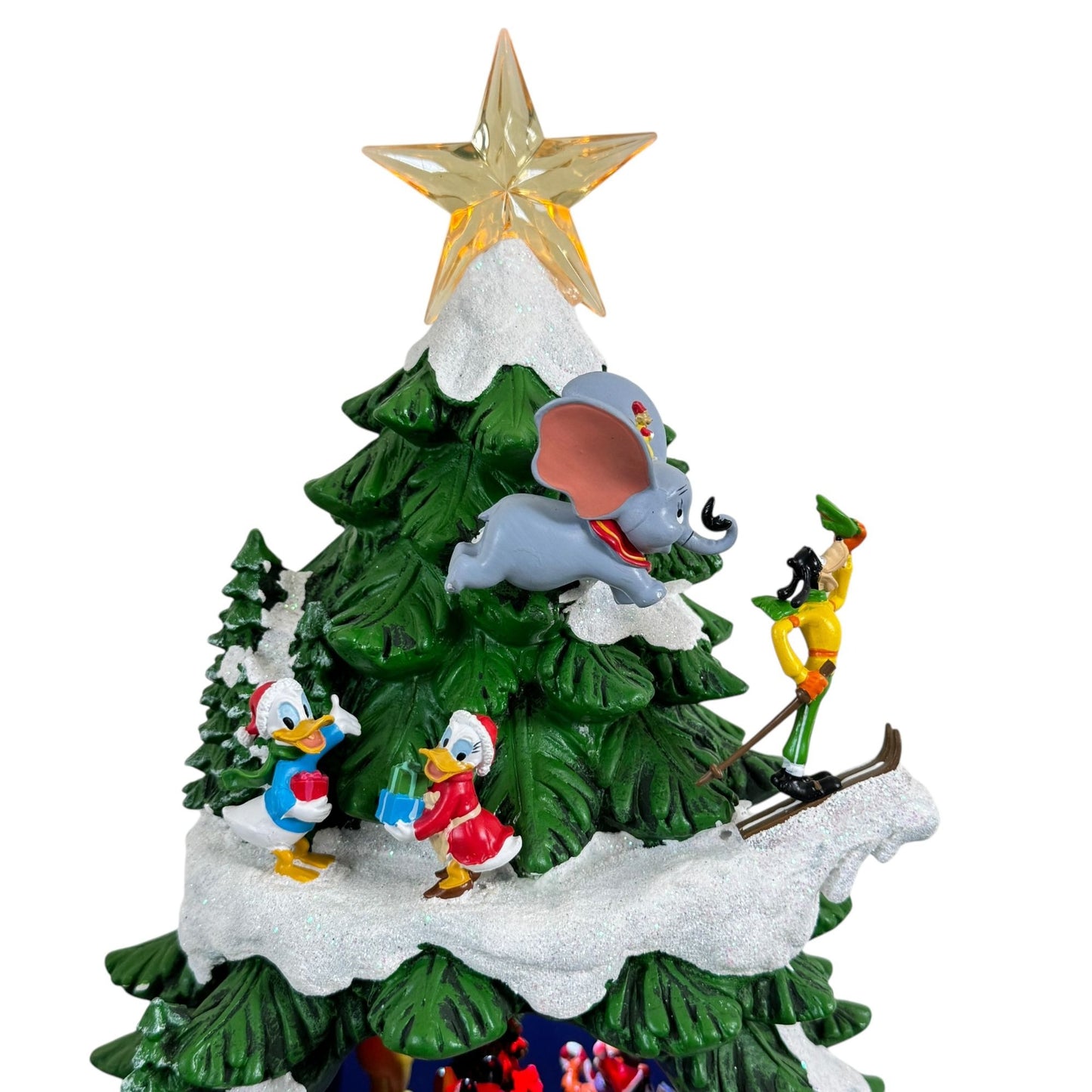 Disney Animated Christmas Tree Indoor Decorations 18" With Holiday Songs