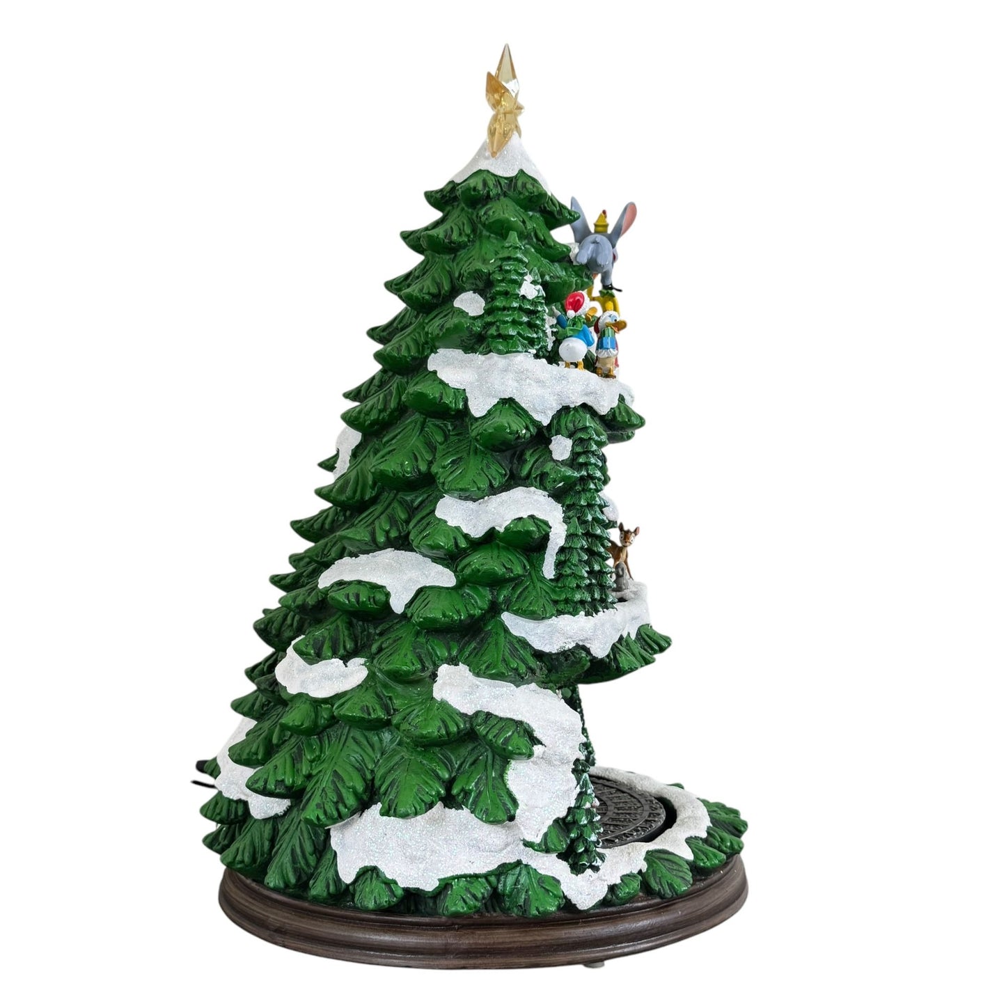 Disney Animated Christmas Tree Indoor Decorations 18" With Holiday Songs