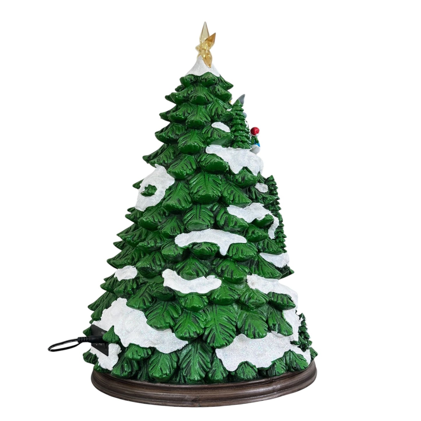 Disney Animated Christmas Tree Indoor Decorations 18" With Holiday Songs