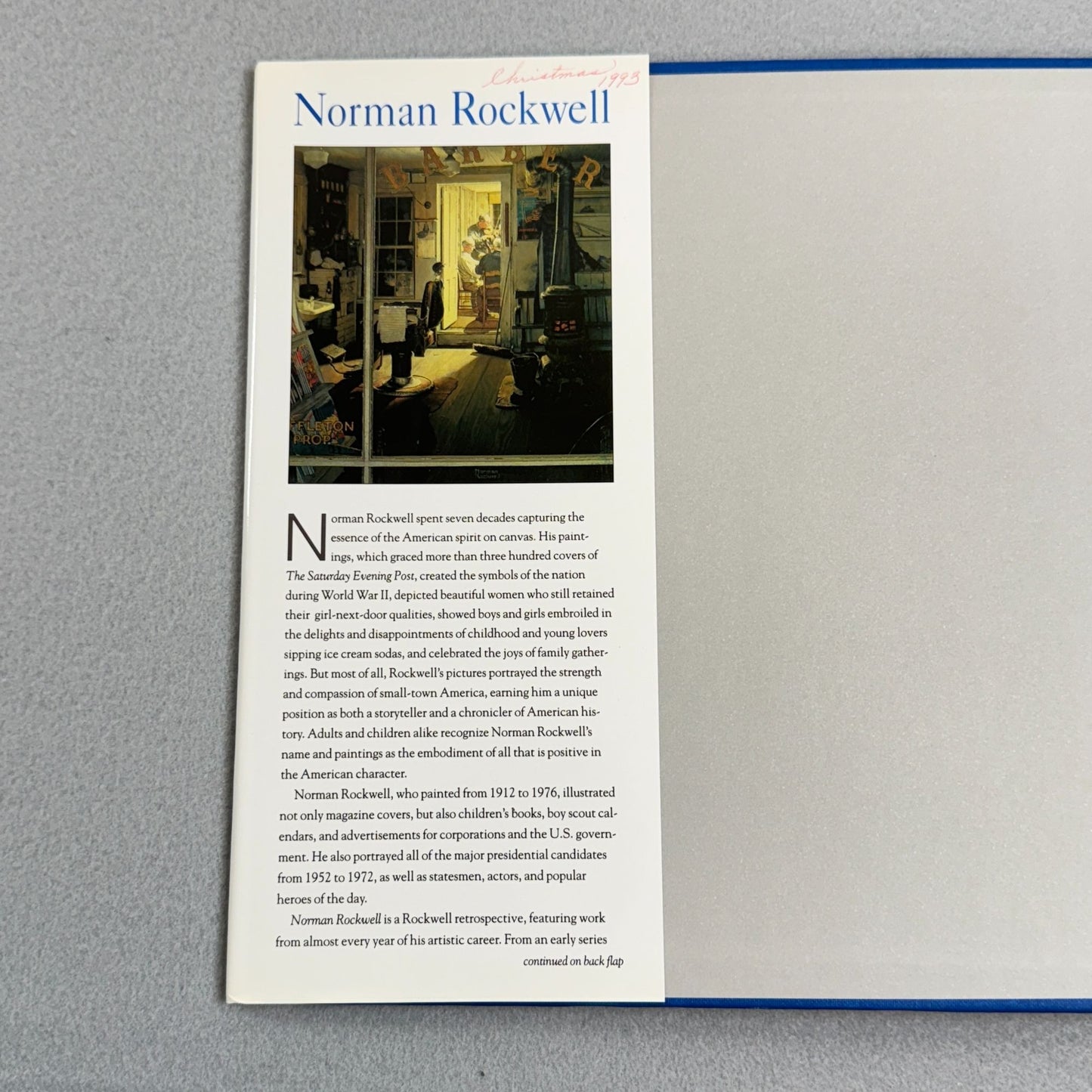 Norman Rockwell A Centennial Celebration Hardcover Collector's Item Book