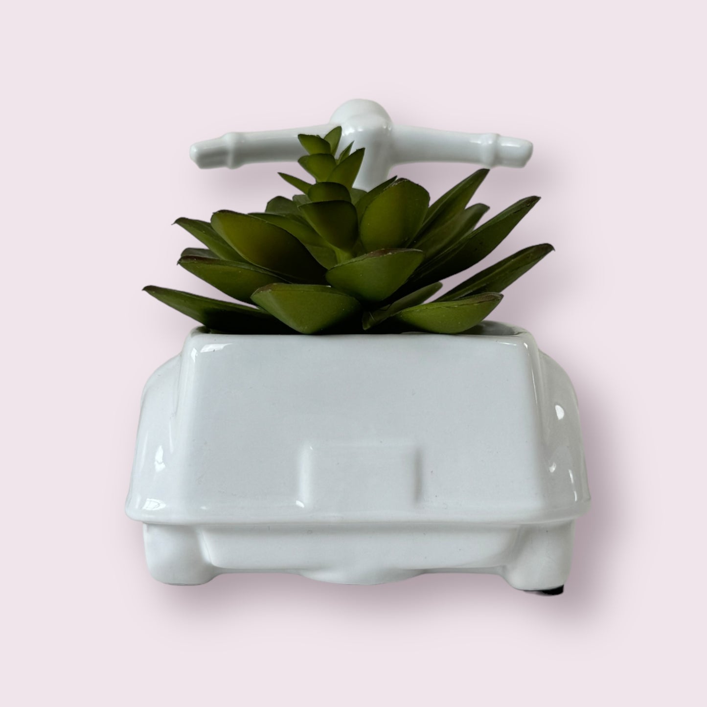 Succulent In Tricycle Pot Home Decoration