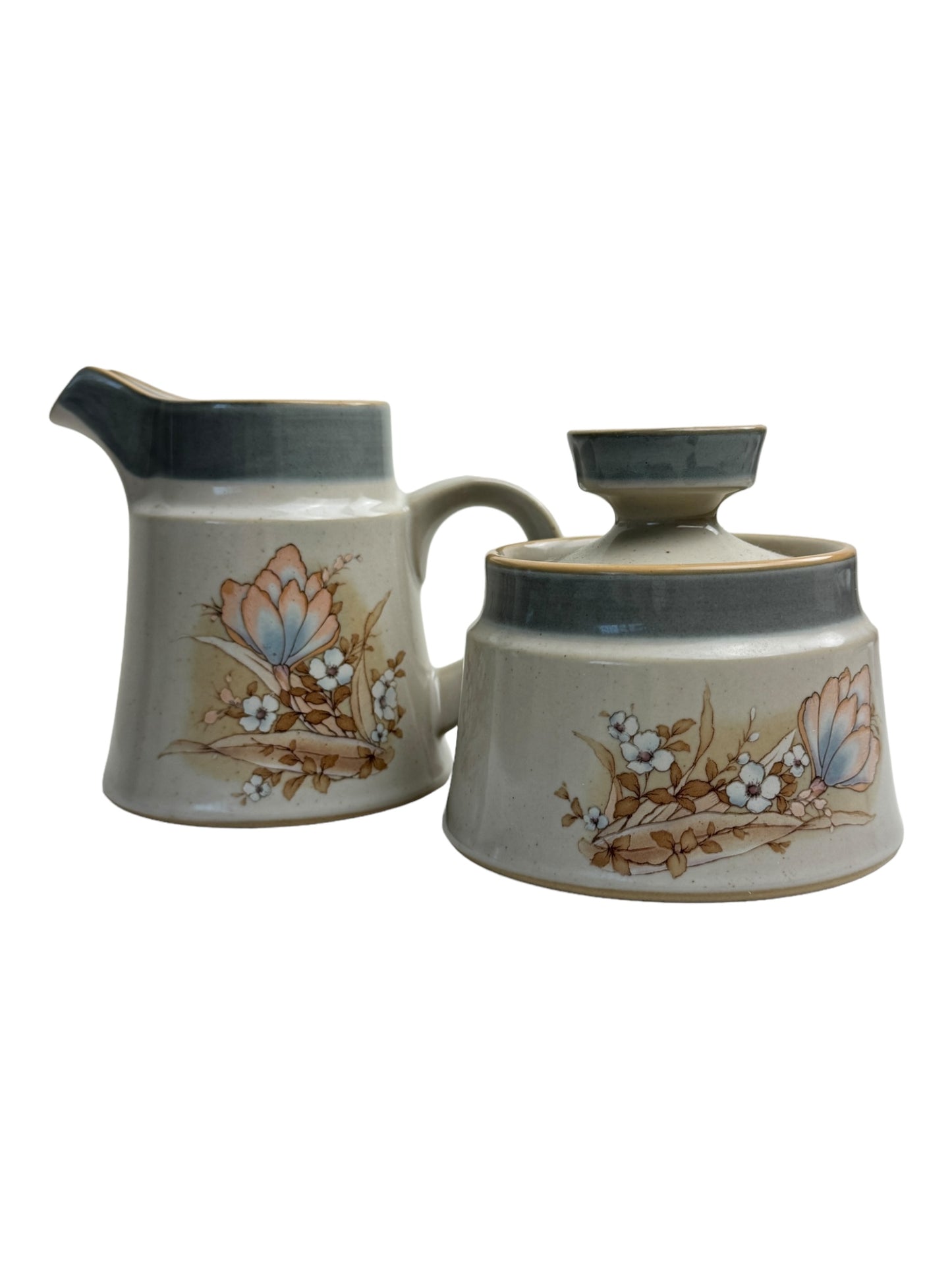 Vintage Noritake Stoneware Autumn Day Set of 2 Made in Japan