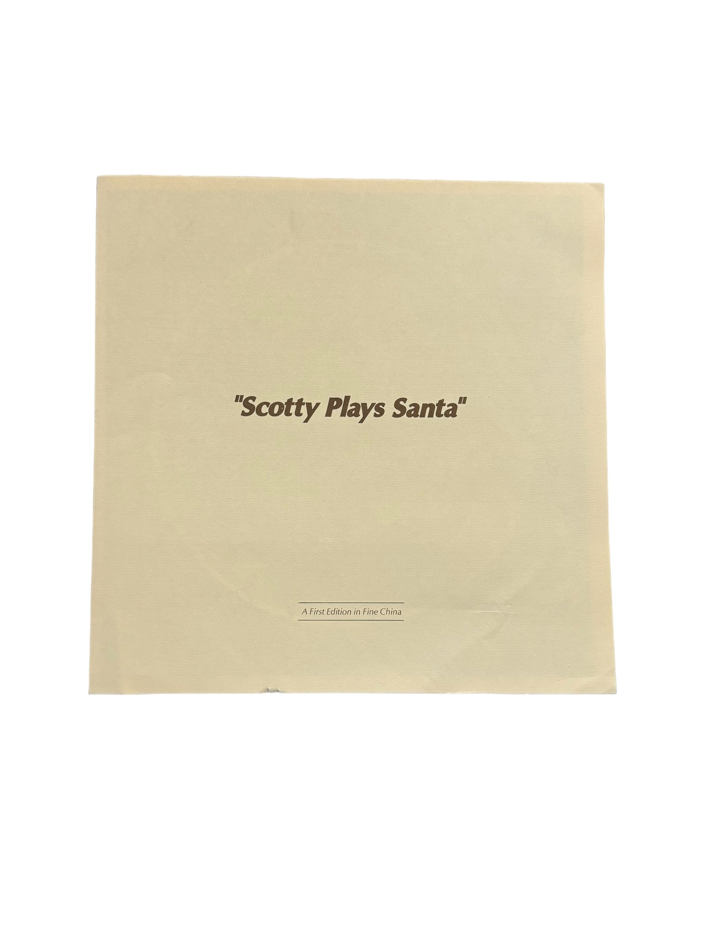 1980 Scotty Plays Santa Norman Rockwell