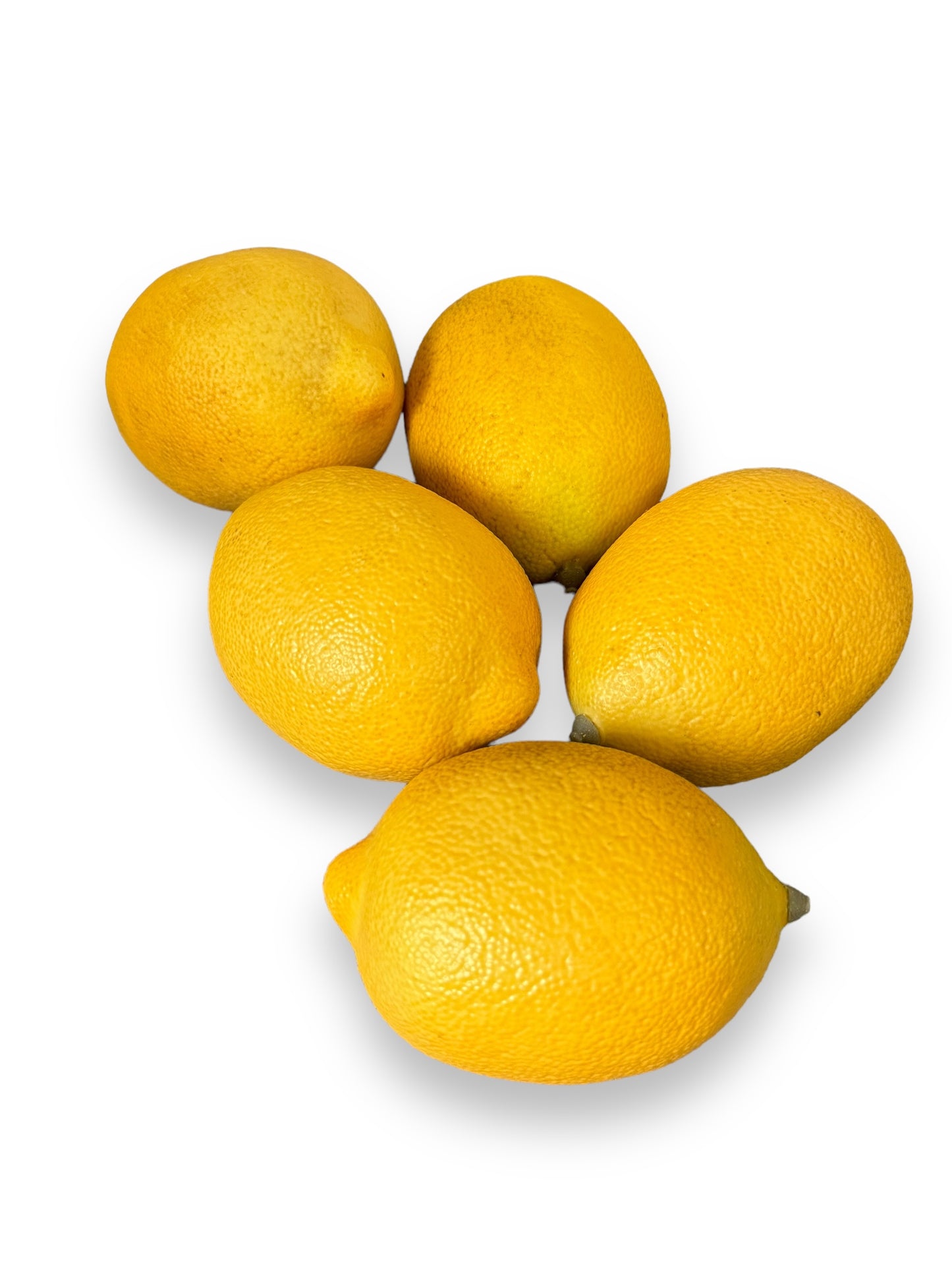 Faux Realistic Lemons Decorative Home Decor Set of 5 Pc