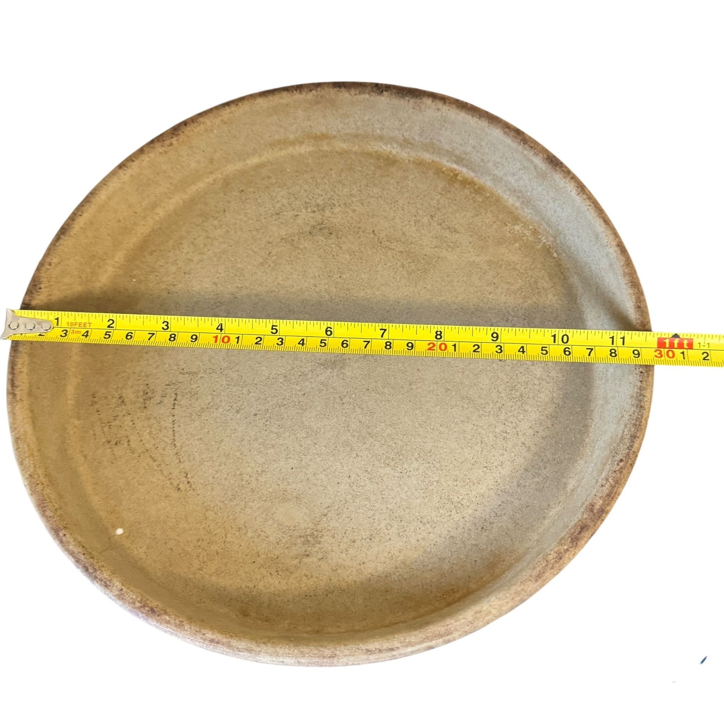 Pampered Chef 11.5" Round Stoneware Pizza Pan Baker Oven to Table Made in USA