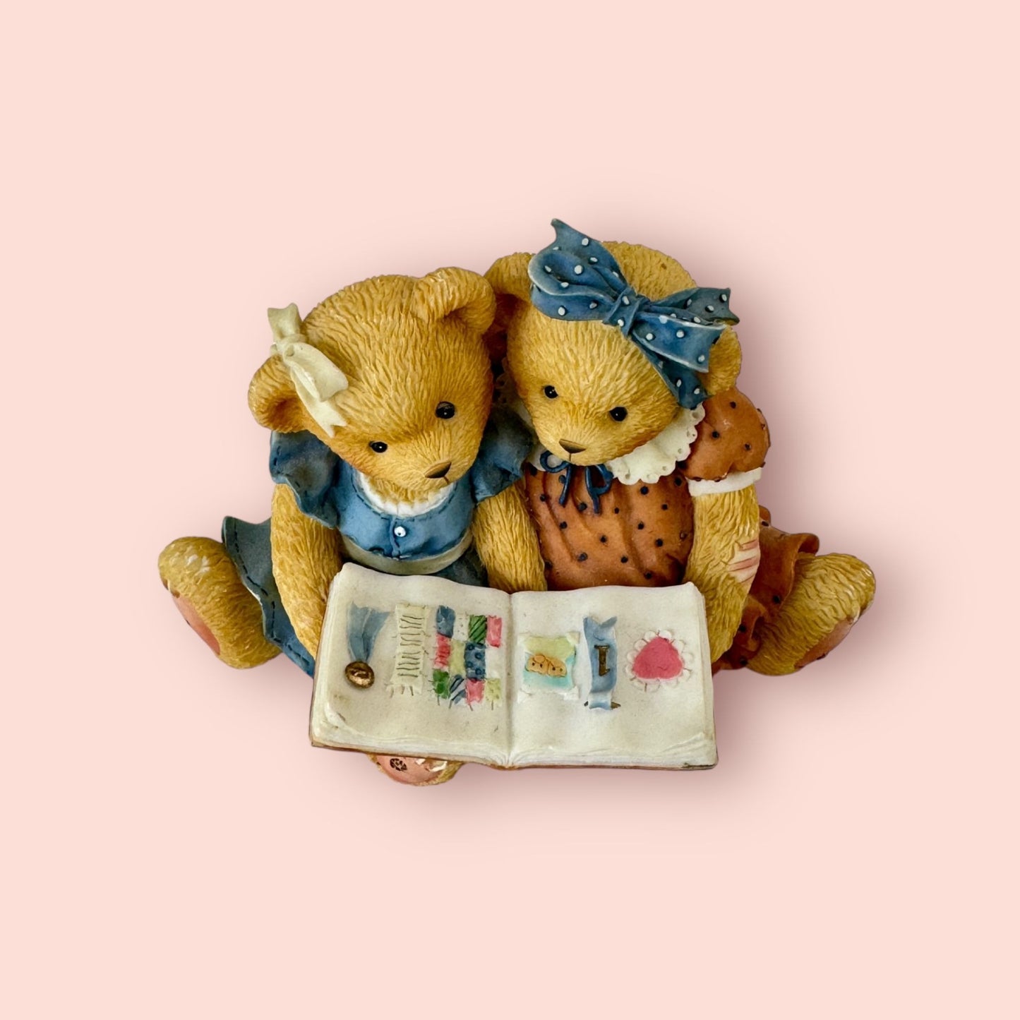 1999 Roxie And Shelly What A Story We Share Cherished Teddies Collection 601586