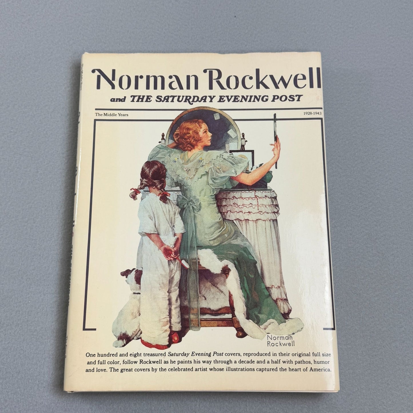 Collectible Vintage Norman Rockwell Book Saturday Evening Post Covers 1976