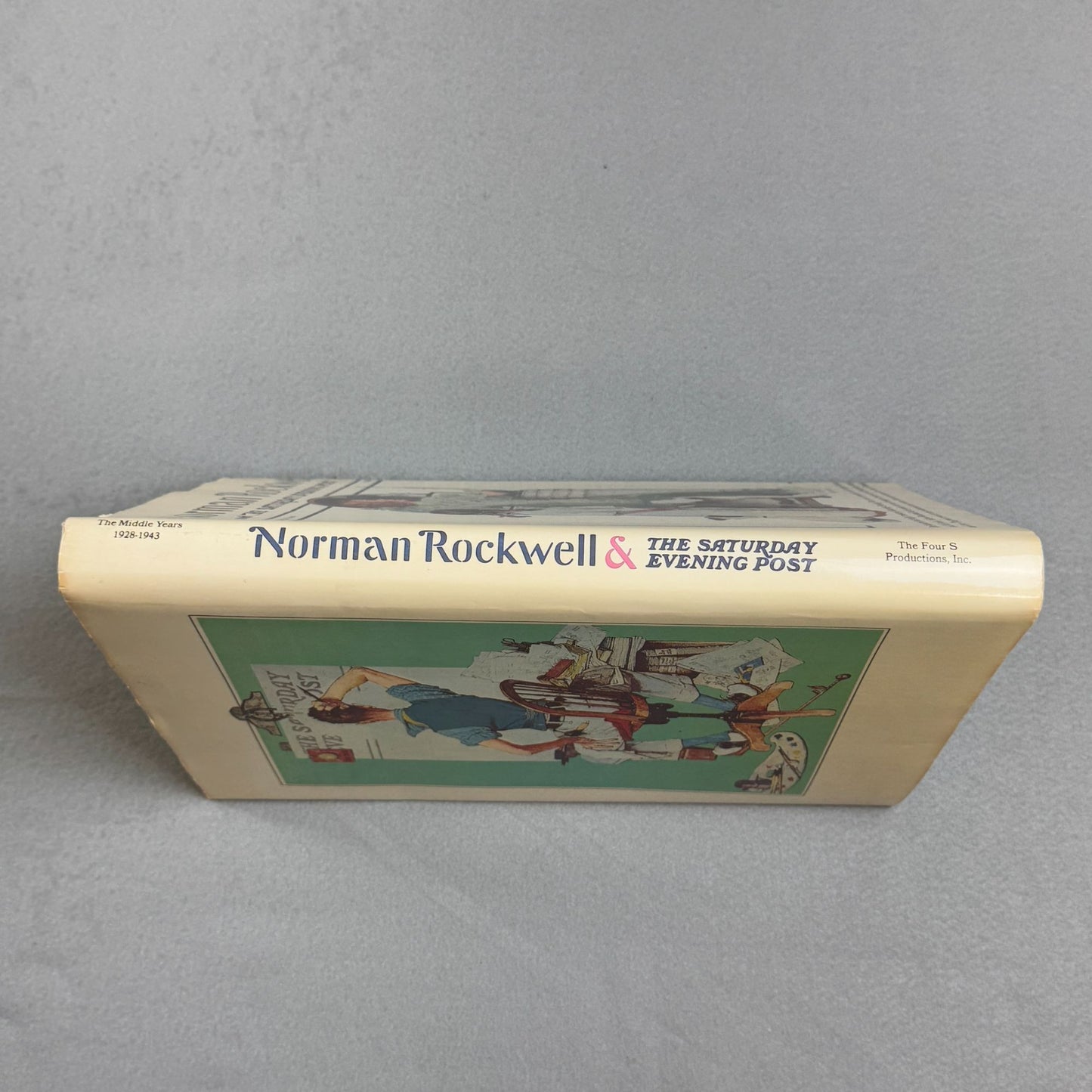 Collectible Vintage Norman Rockwell Book Saturday Evening Post Covers 1976