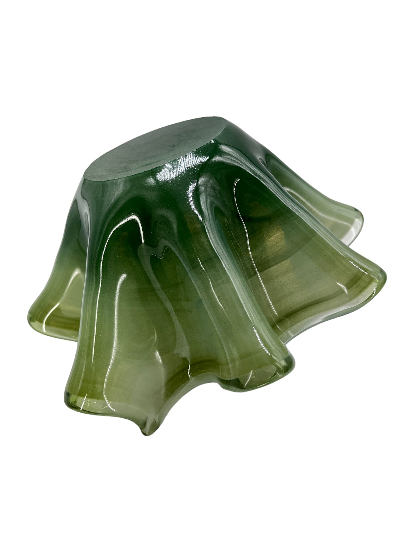 Bowls Hand Blown Glass For Decorative Emerald Green