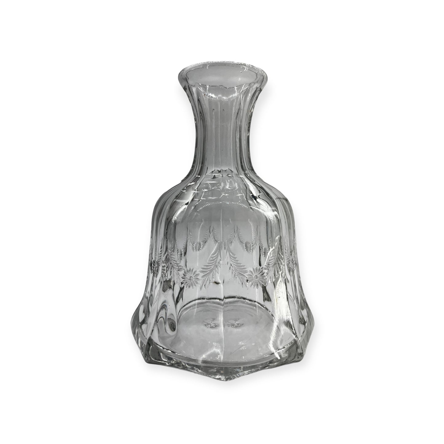 Vintage Clear Crystal Decanter Carafe