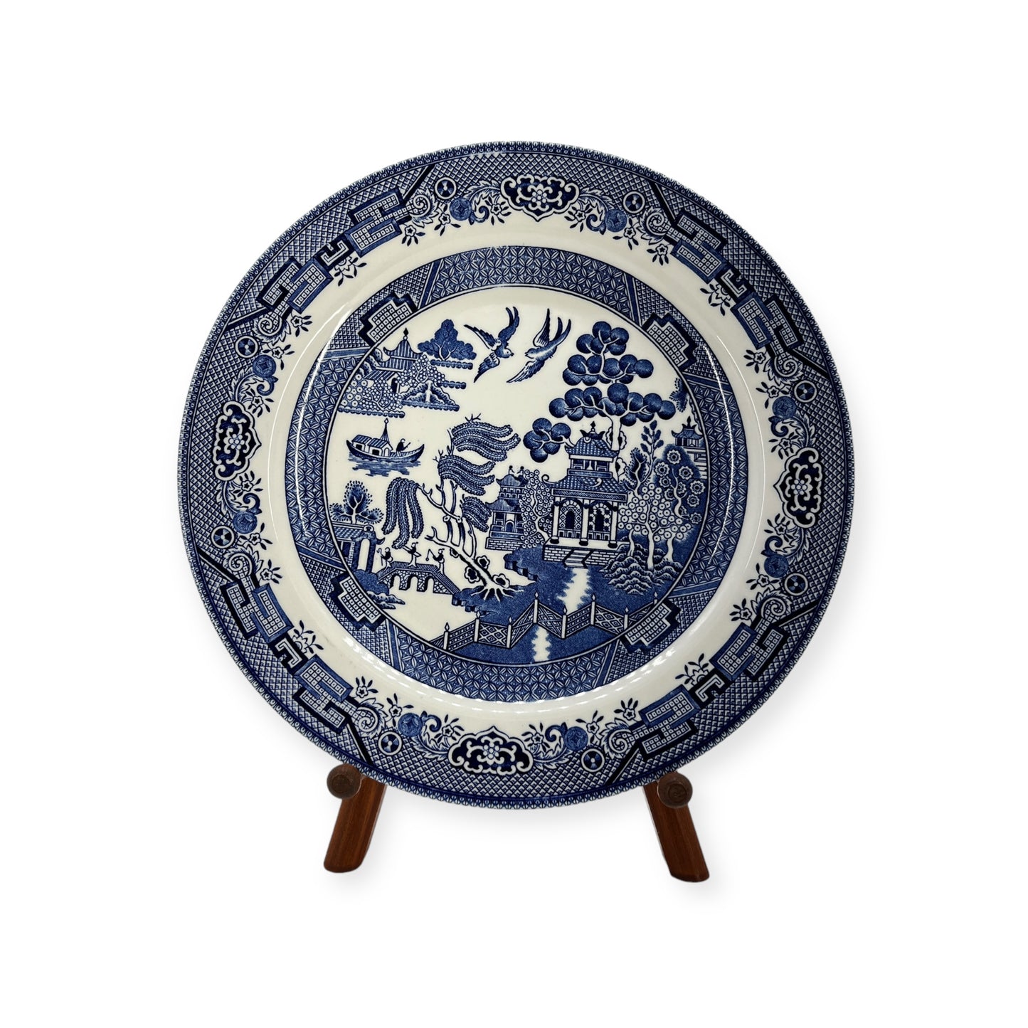 Churchill Blue Willow Oriental Temple Decorative