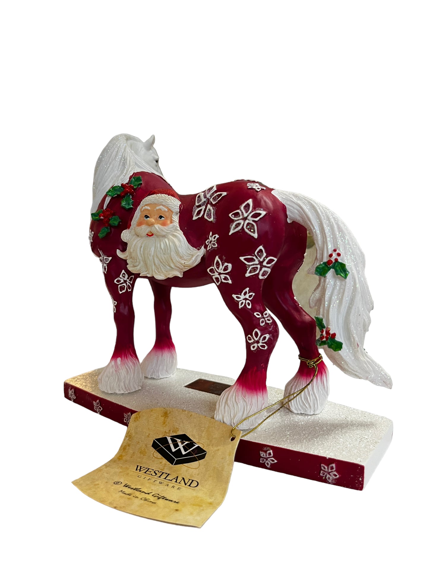 Horse Different Color by Westland, Giftware Clydesdale Santa Claus