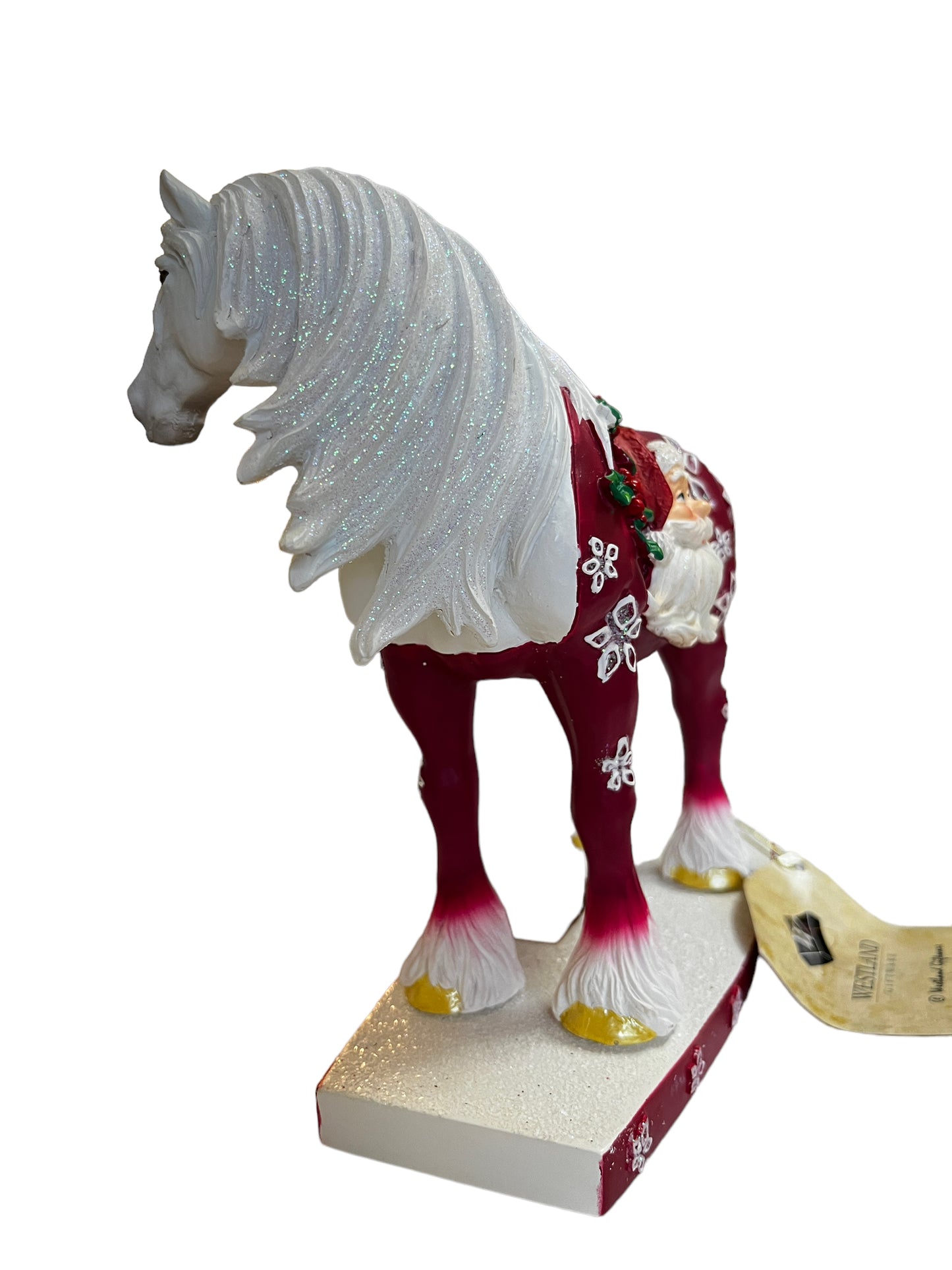 Horse Different Color by Westland, Giftware Clydesdale Santa Claus