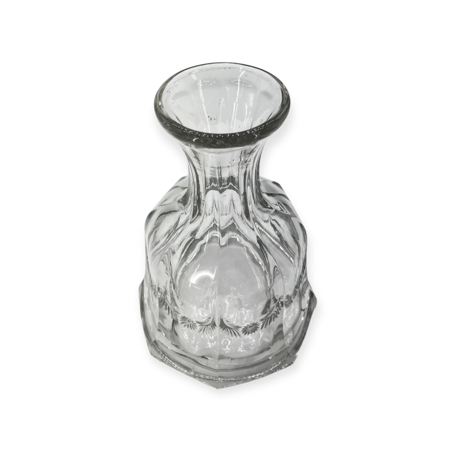 Vintage Clear Crystal Decanter Carafe