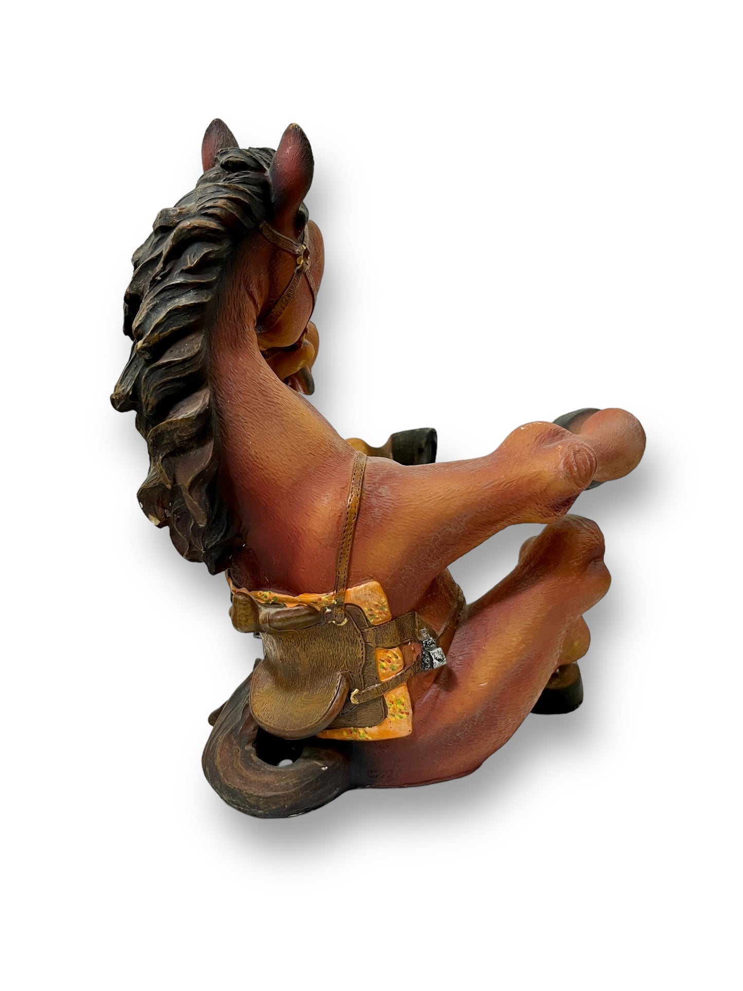 Drunken Horse Wine Bottle Holder Barware 9"