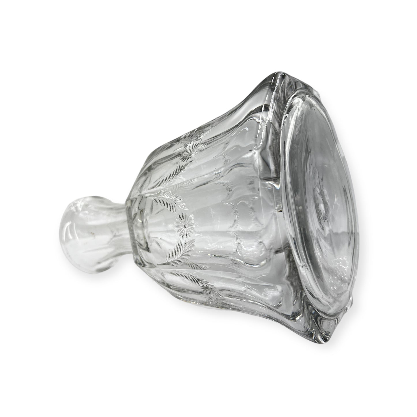 Vintage Clear Crystal Decanter Carafe