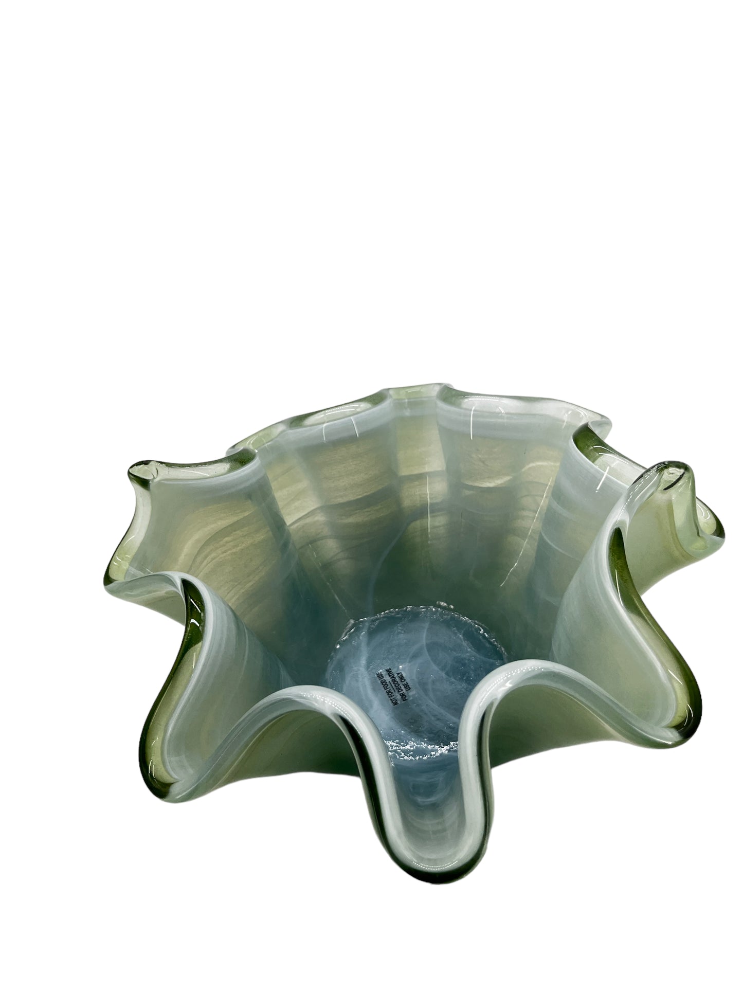 Bowls Hand Blown Glass For Decorative Emerald Green