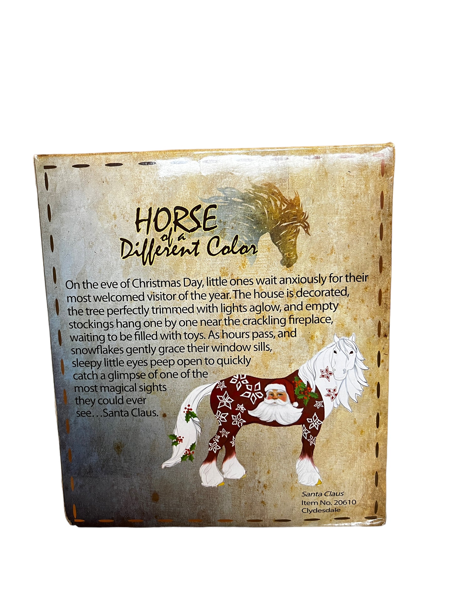 Horse Different Color by Westland, Giftware Clydesdale Santa Claus