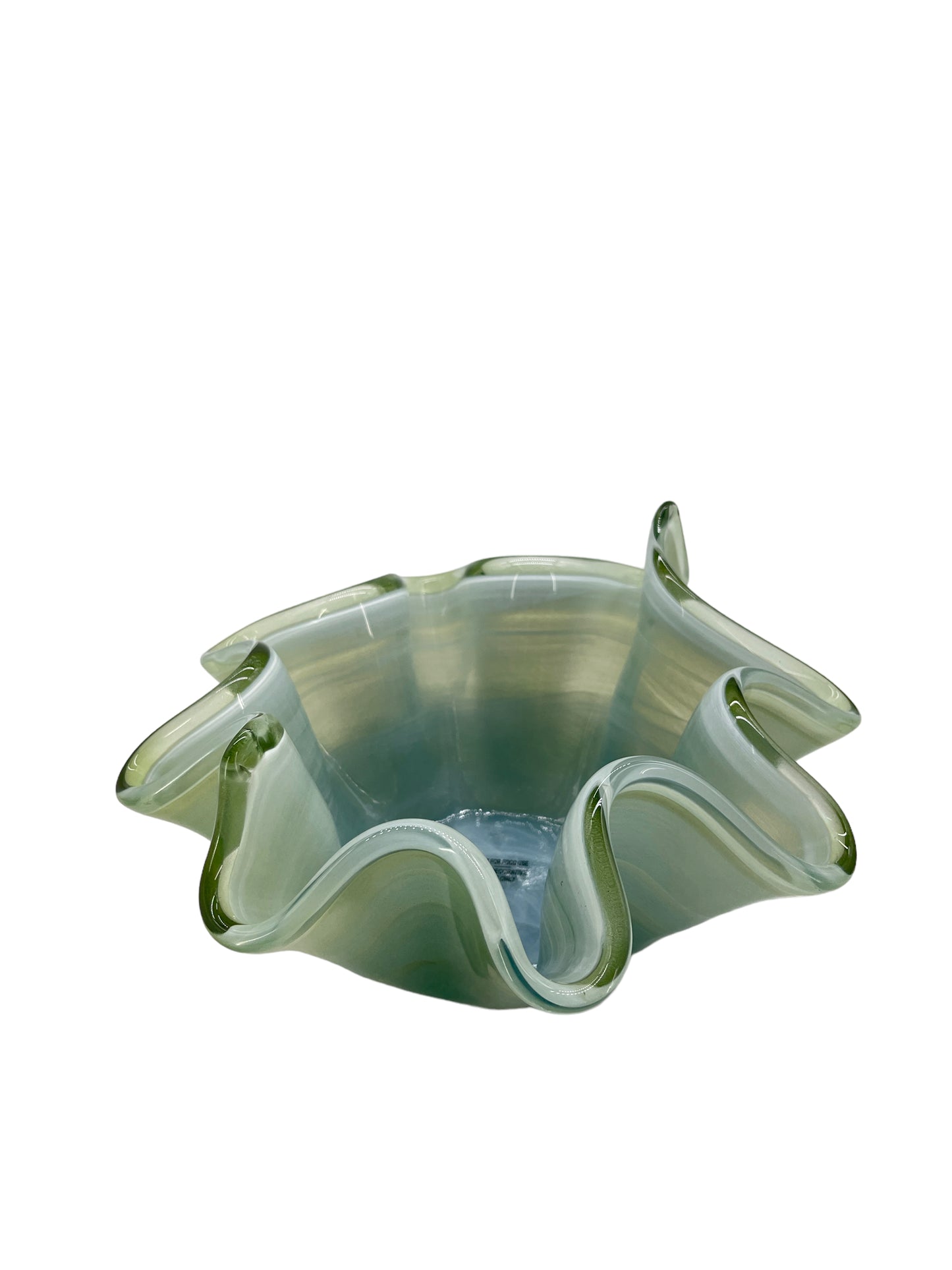 Bowls Hand Blown Glass For Decorative Emerald Green