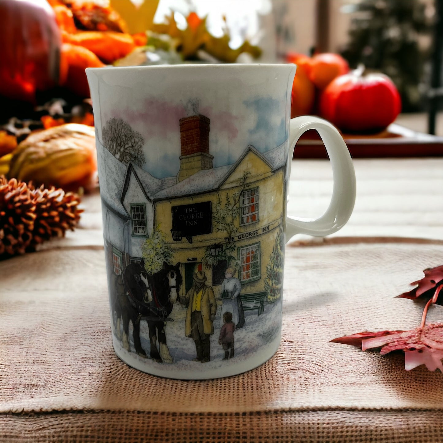 Vintage Scotland "A Winter's Coffee Mug