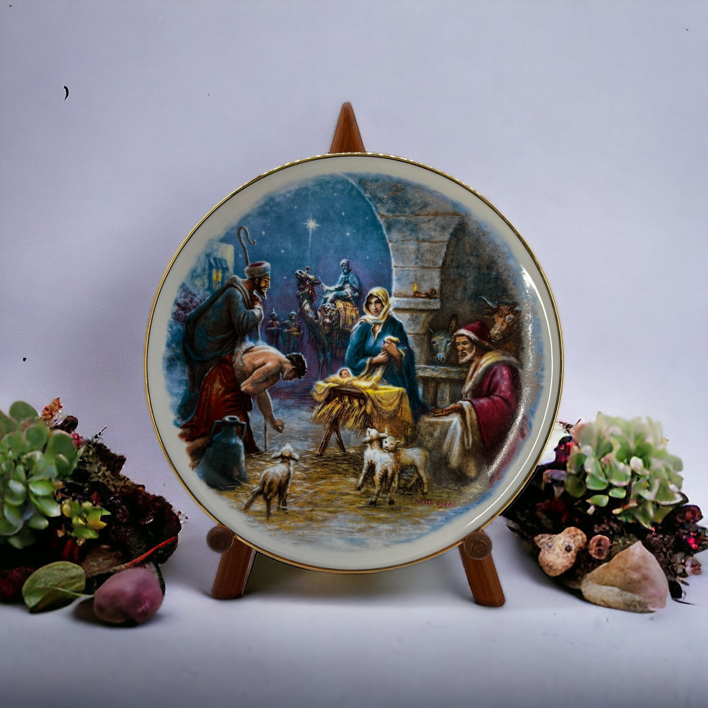 1930 Nativity Christmas Bavaria J.W.K Germany