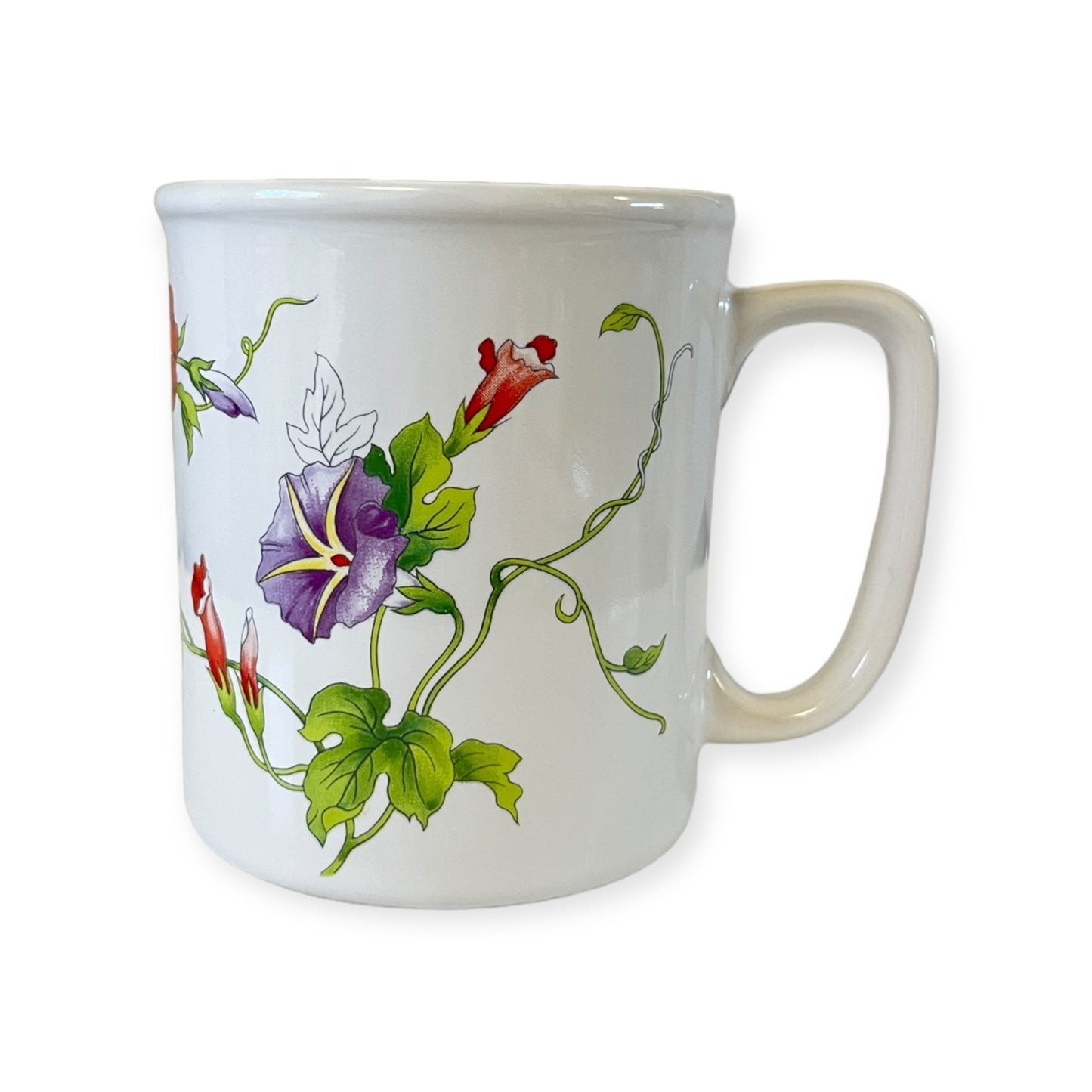 Vintage Botanical Flowers Coffee Mug 8 Oz.