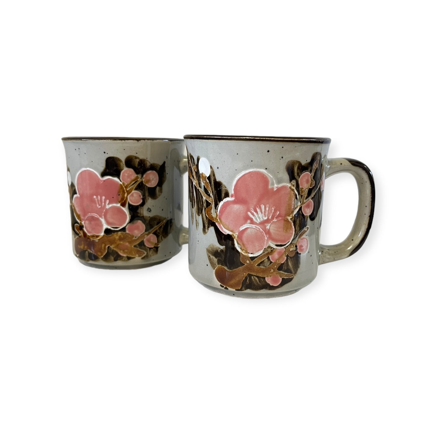 Ceramic Cherry Blossoms Hand Painted Coffee Mug