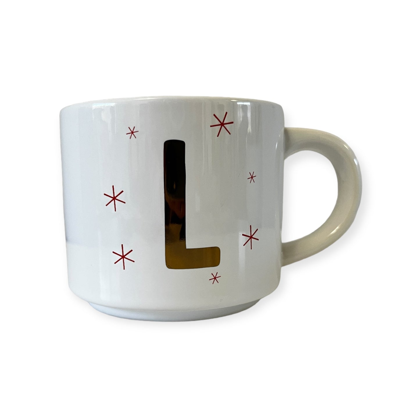 Coffee Mug Ceramic Letter L 14 Oz.