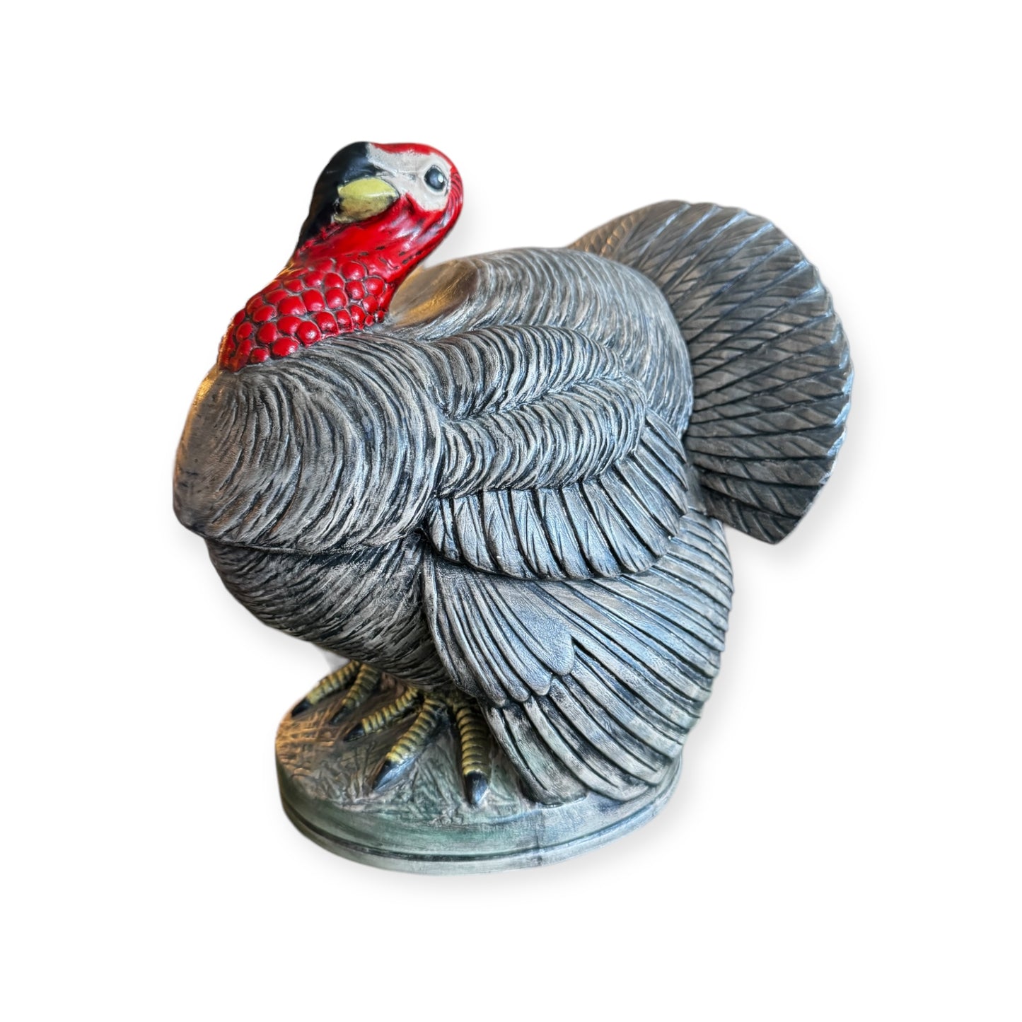 1970 Resin Turkey statue vintage figurines collectible