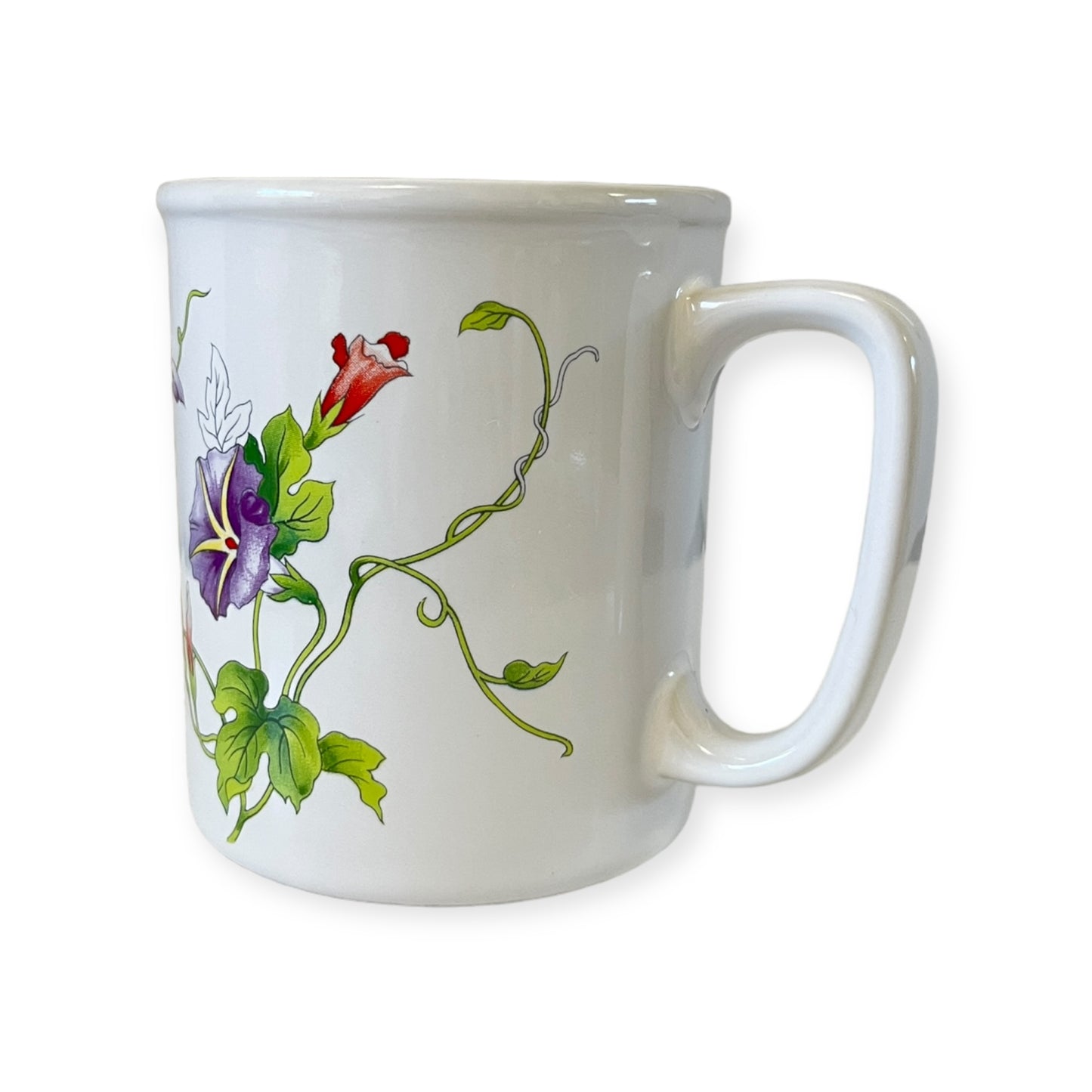 Vintage Botanical Flowers Coffee Mug 8 Oz.