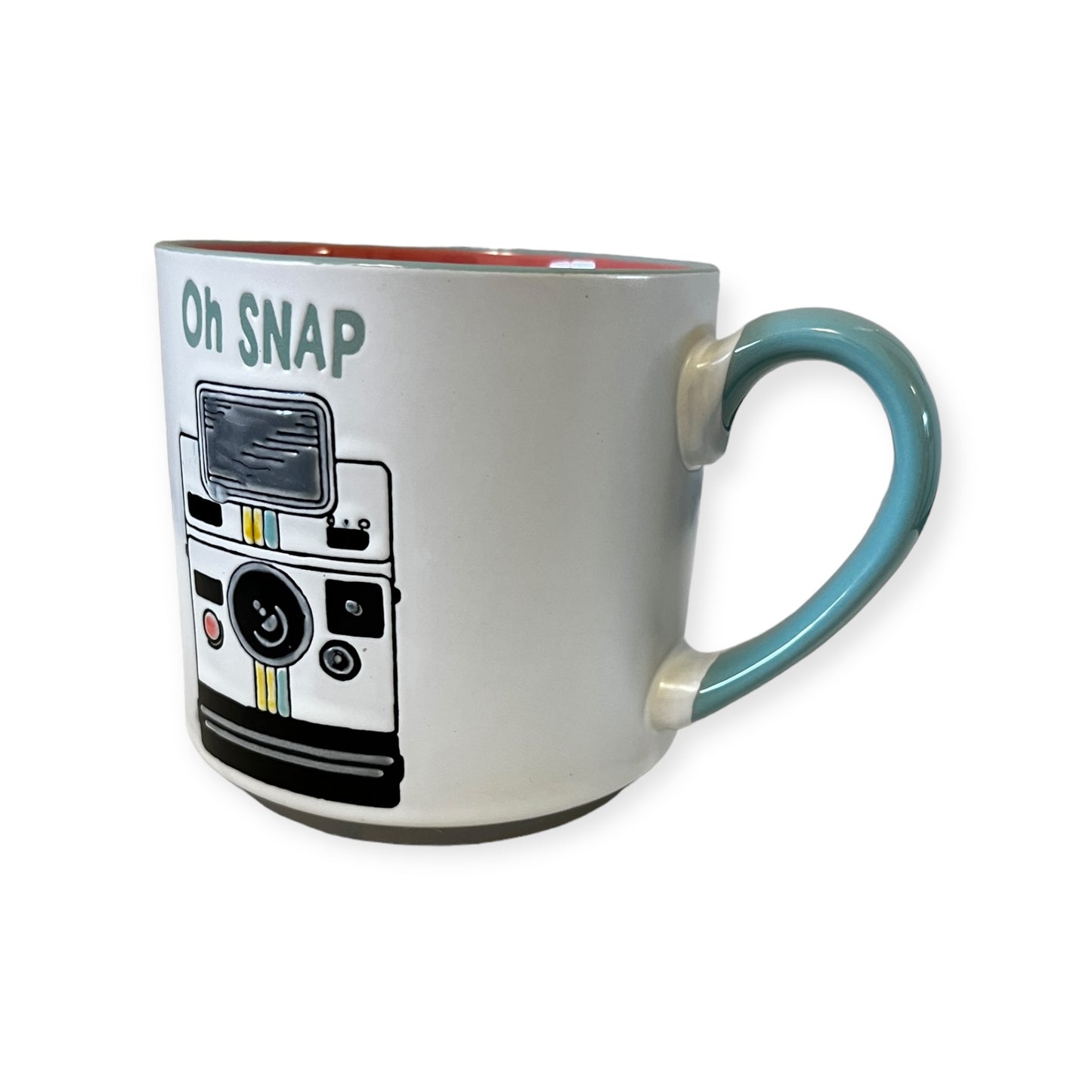 Retro Camera Pop Art Style Oh Snap Ceramic Coffee Mug 18 Oz.