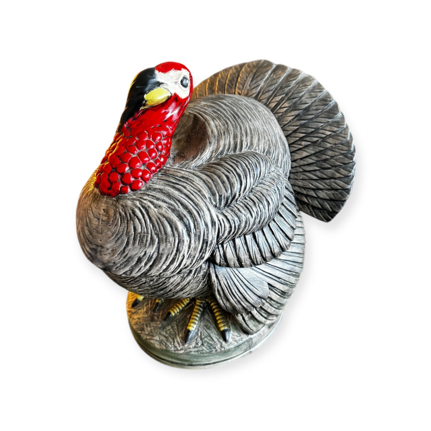 1970 Resin Turkey statue vintage figurines collectible