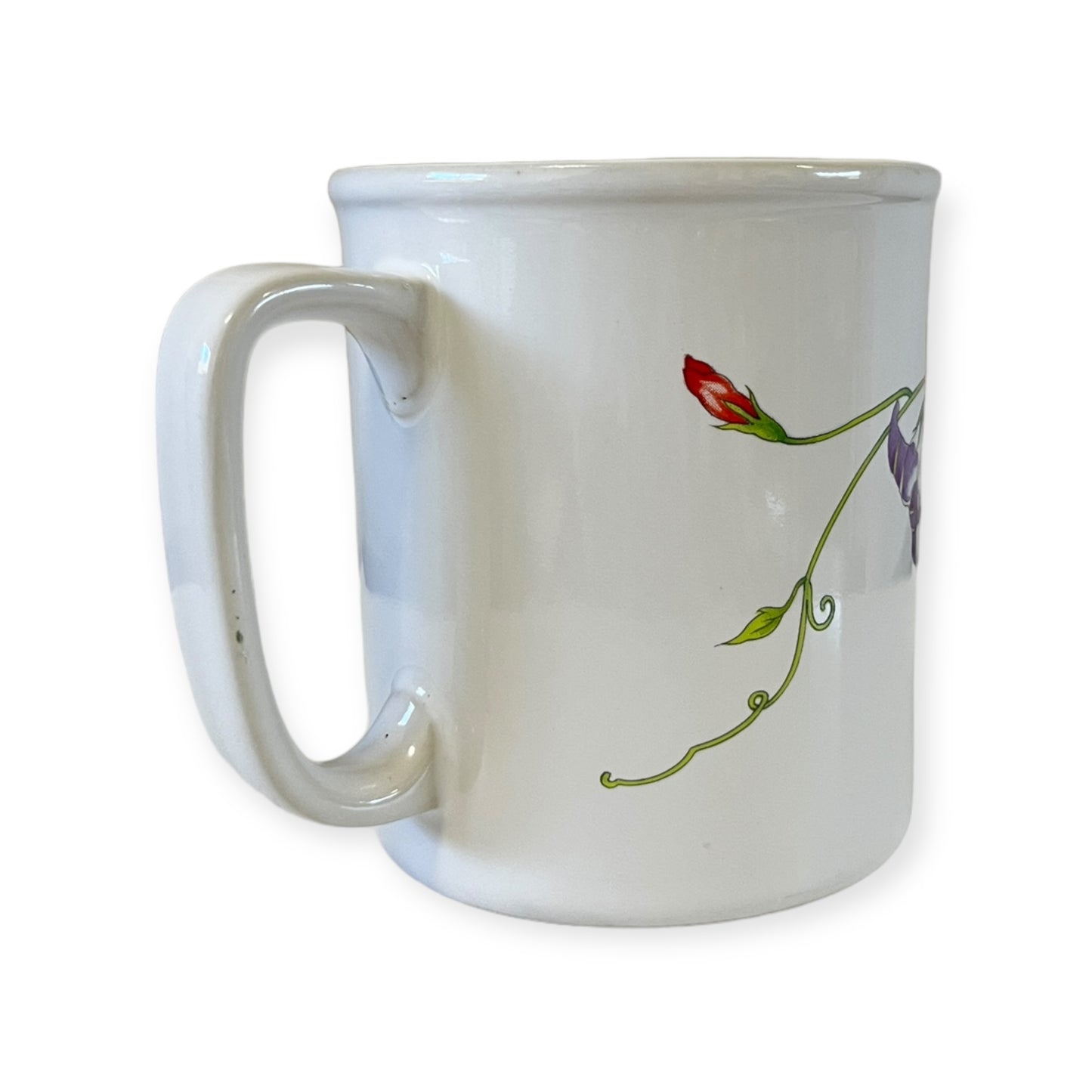 Vintage Botanical Flowers Coffee Mug 8 Oz.