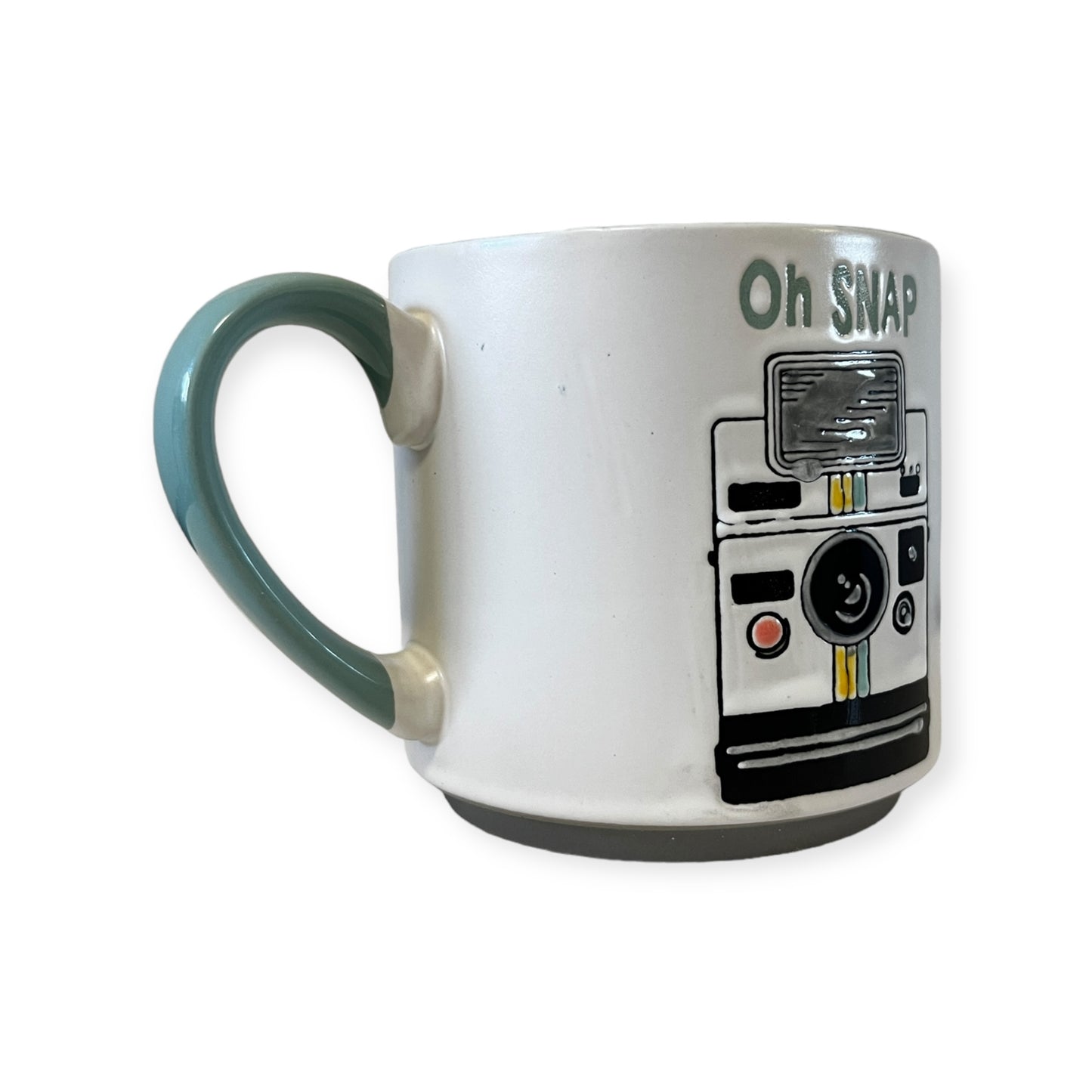 Retro Camera Pop Art Style Oh Snap Ceramic Coffee Mug 18 Oz.