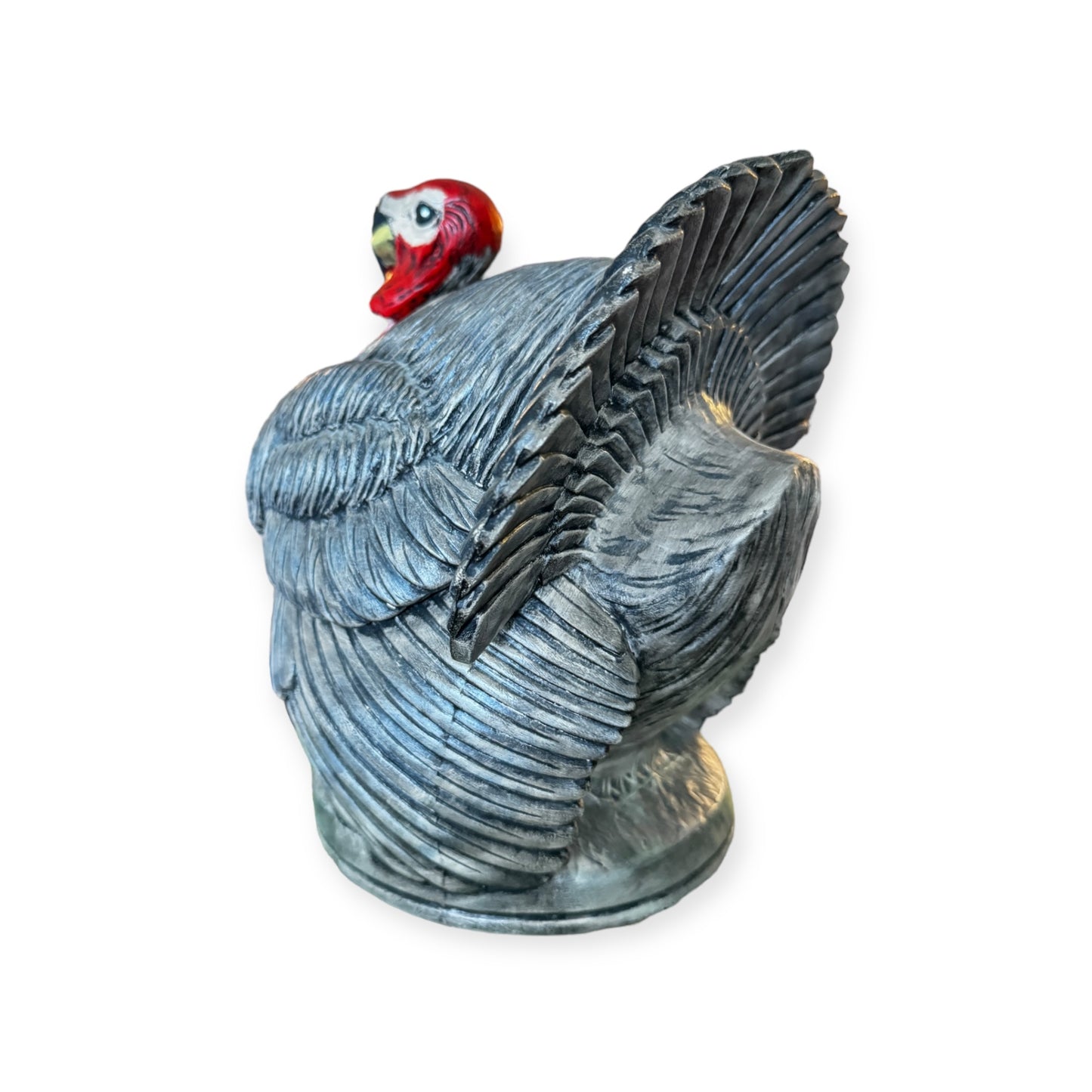 1970 Resin Turkey statue vintage figurines collectible