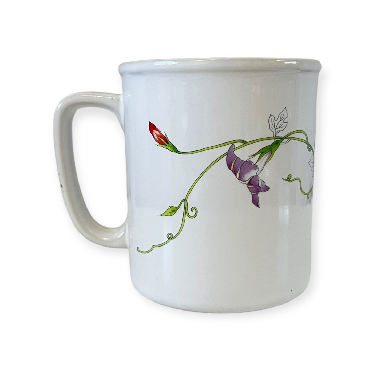 Vintage Botanical Flowers Coffee Mug 8 Oz.