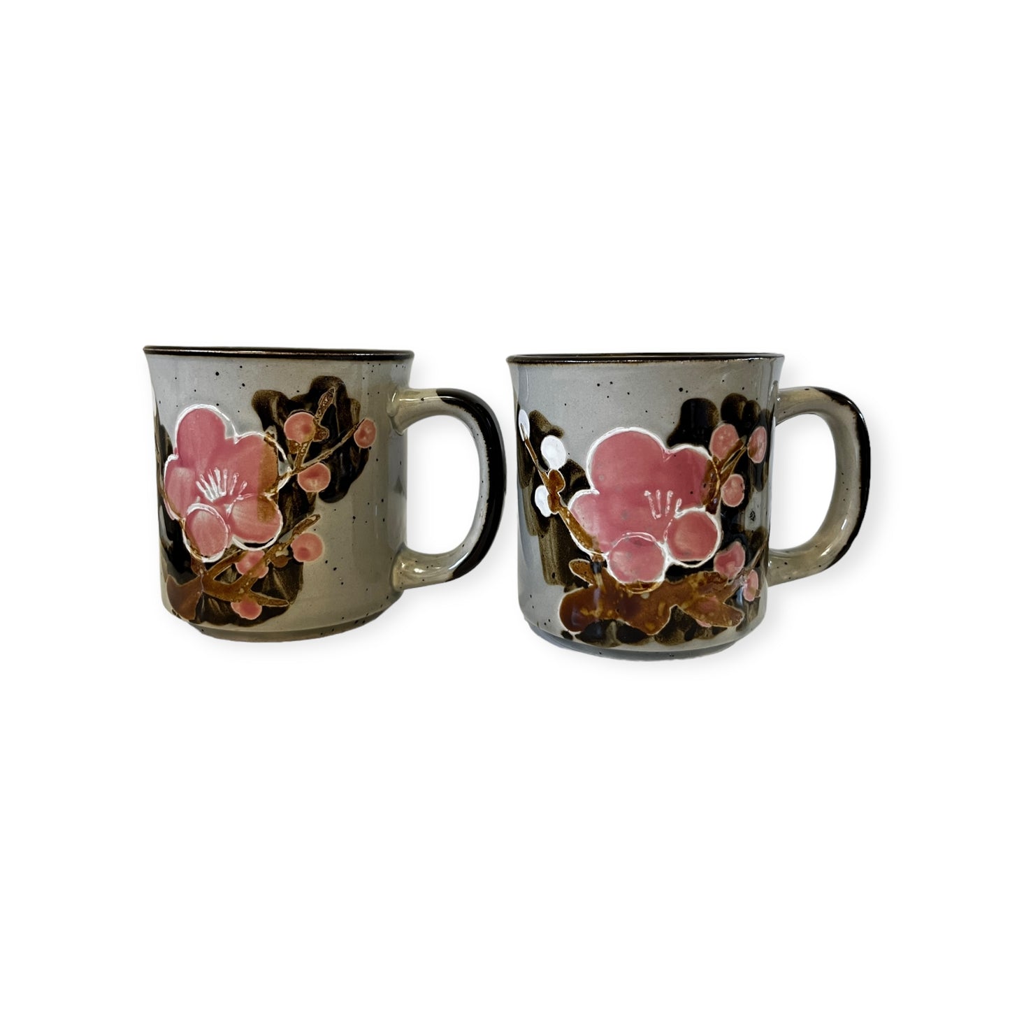 Ceramic Cherry Blossoms Hand Painted Coffee Mug