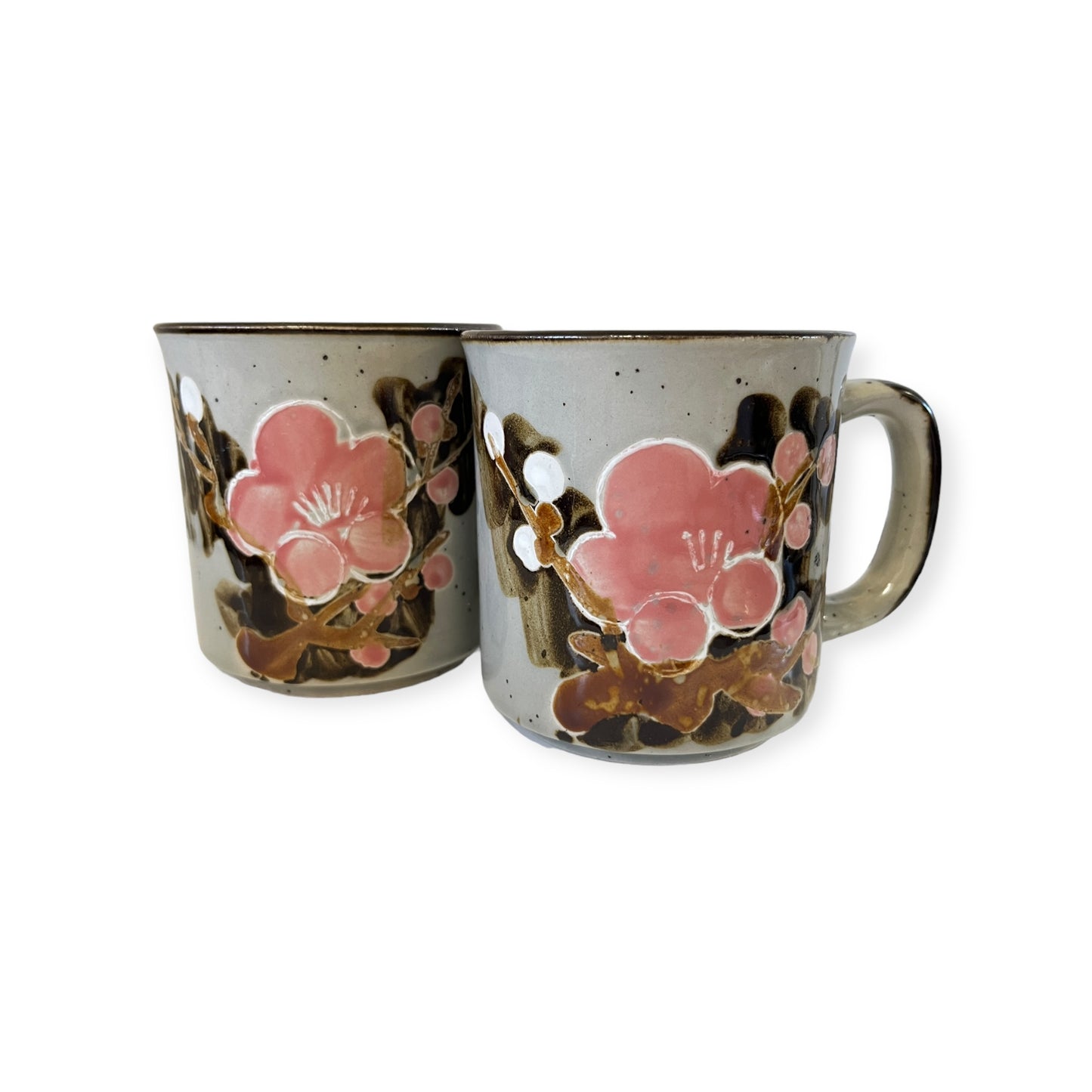 Ceramic Cherry Blossoms Hand Painted Coffee Mug