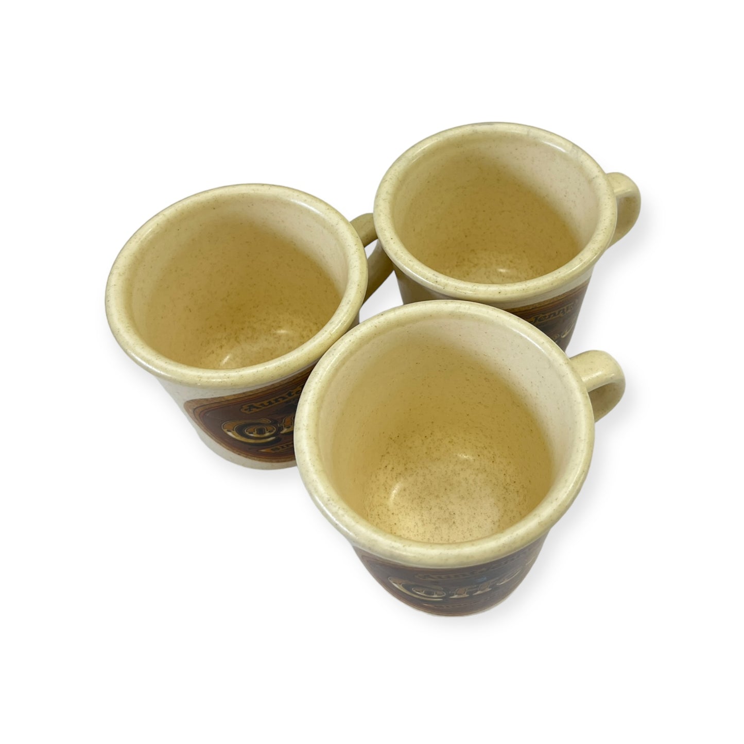 Vintage Aunt Jenny's Coffee Mug Set of 3