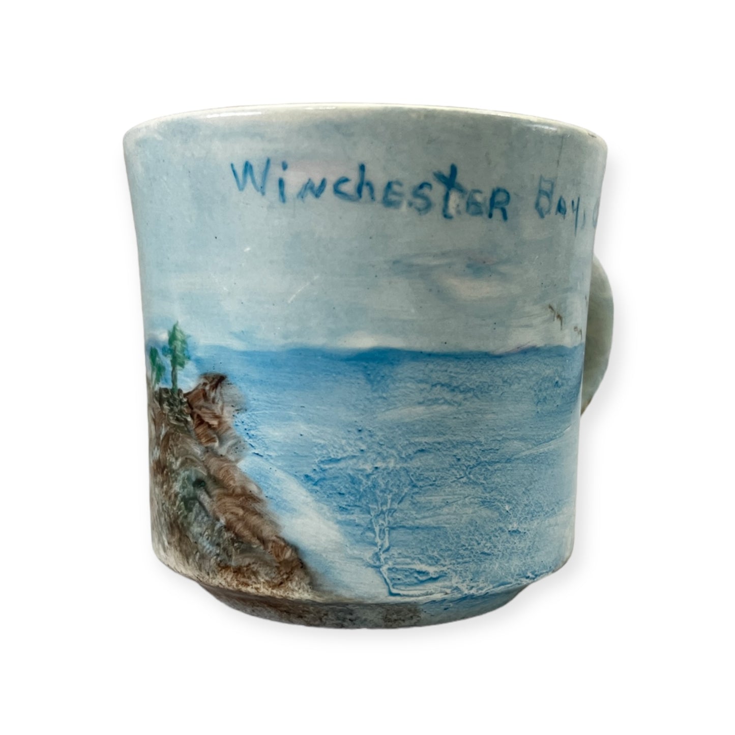 Vintage Studio Pottery Coffee Mug Winchester Bay, Oregon