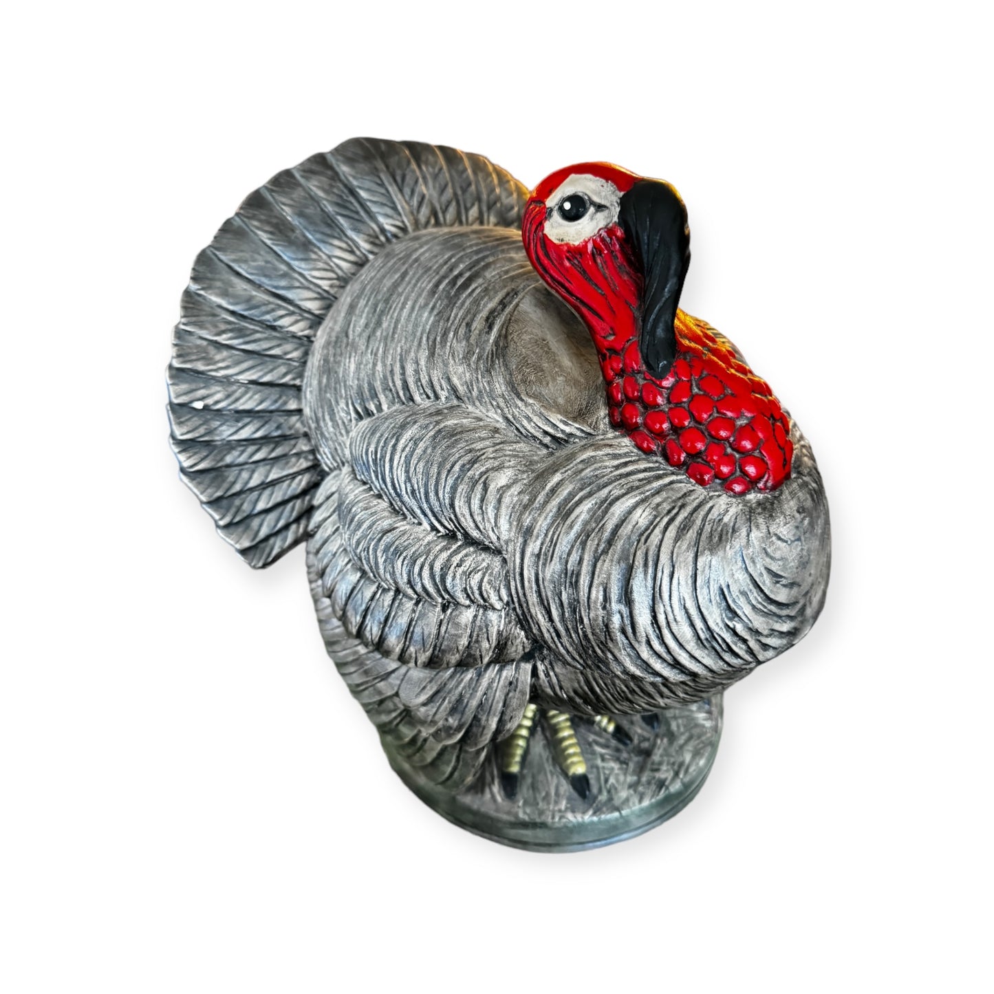 1970 Resin Turkey statue vintage figurines collectible