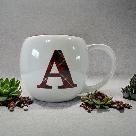 Monogram Letter A Ceramic Coffee Mug