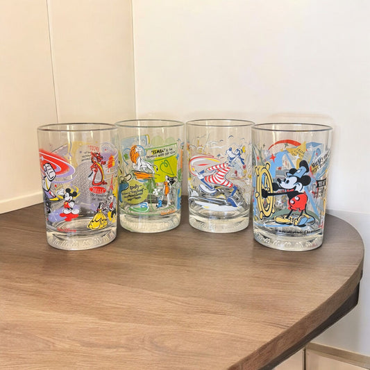 McDonald's Disney 100 Years of Magic 4 Glasses Collectible, Limited Edition