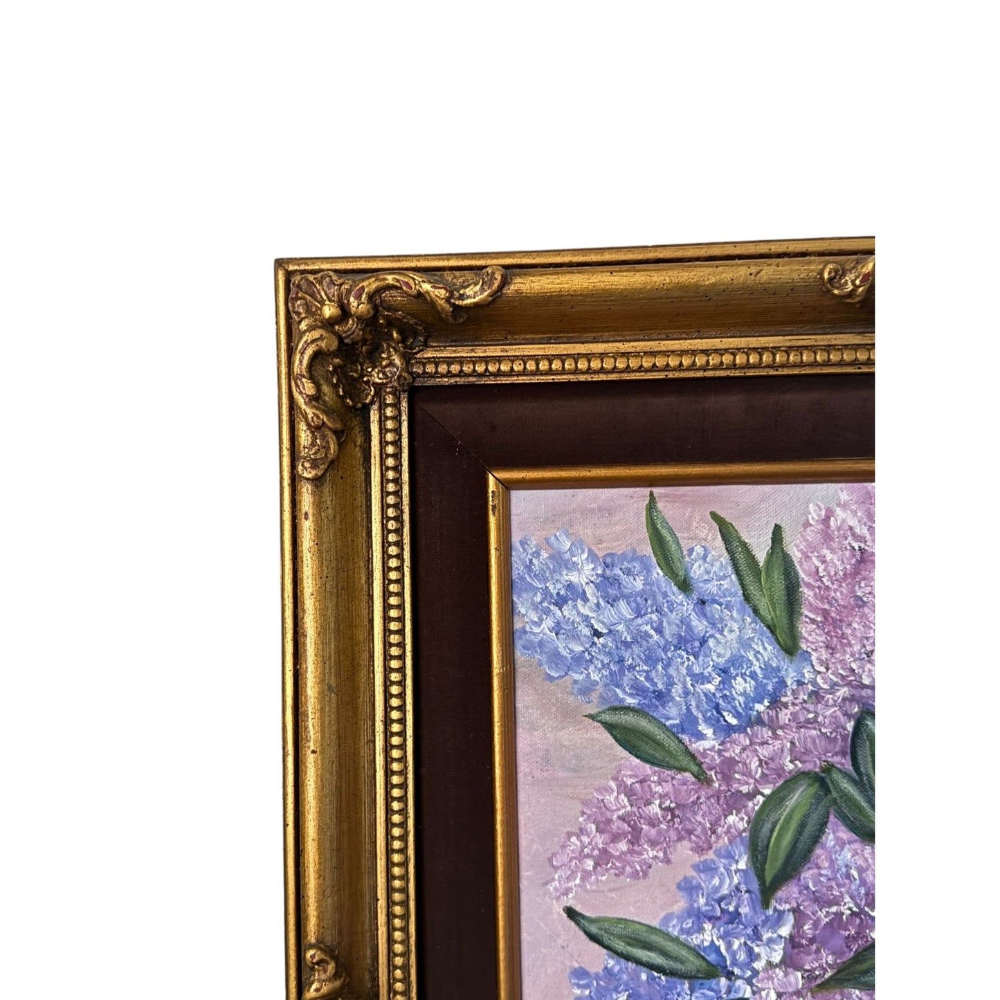 Original Oil Painting on Canvas Hydrangea Bouquet by Catherine Bowers 18" x 22" - Vertical