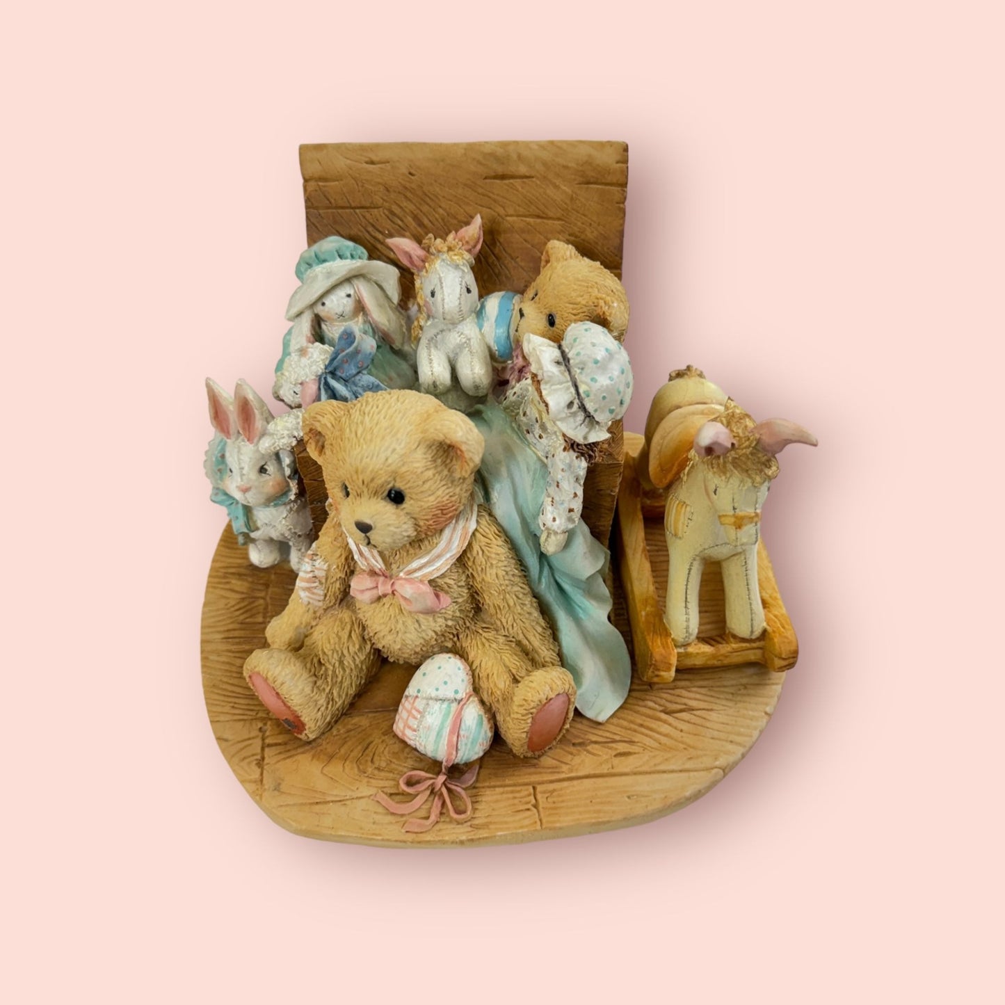 1991 Christopher Old Friends Are The Best Friends Cherished Teddies Collection 950483