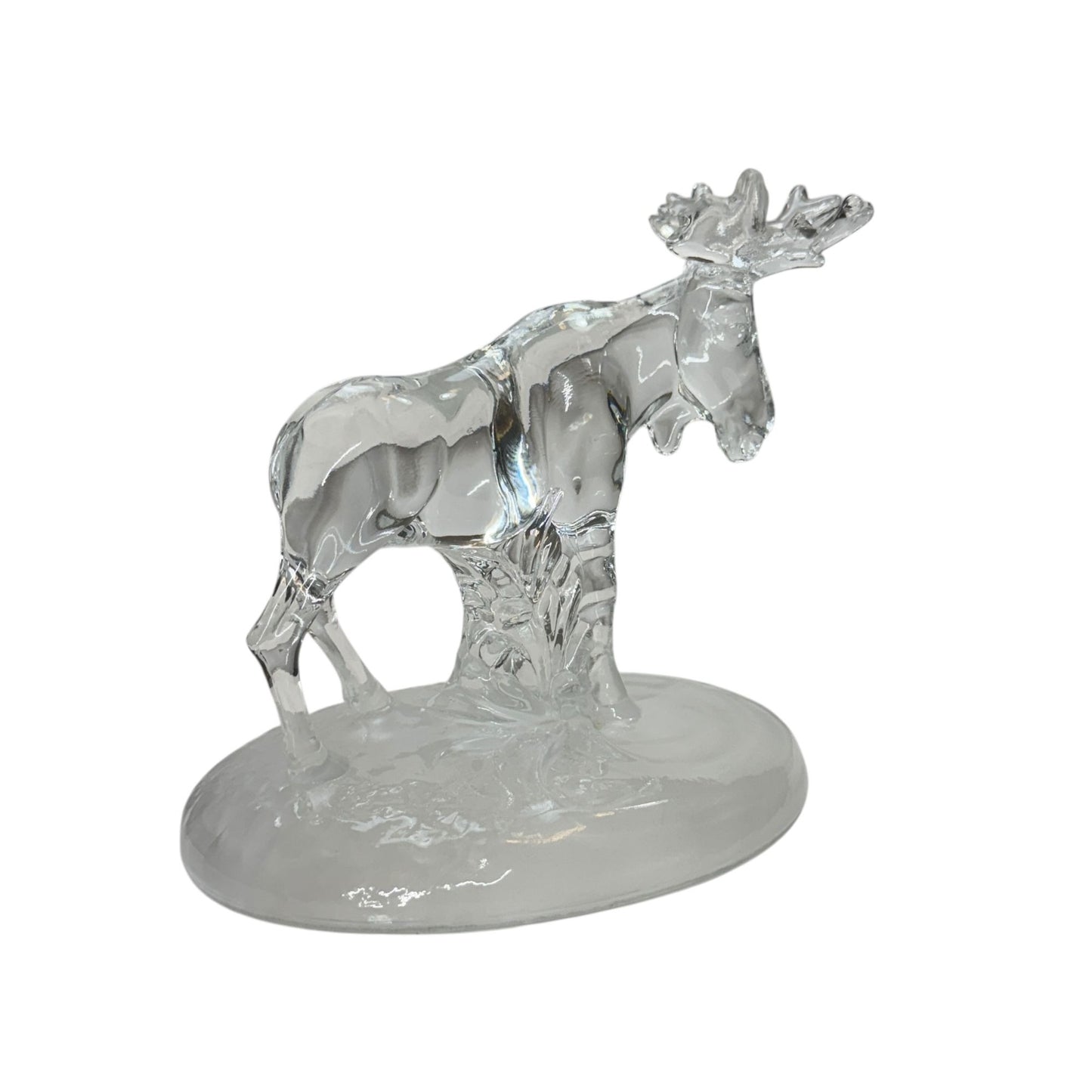 Vintage Cristal D'Arques Moose Leaded Crystal Piece 7" Figurine Collectible