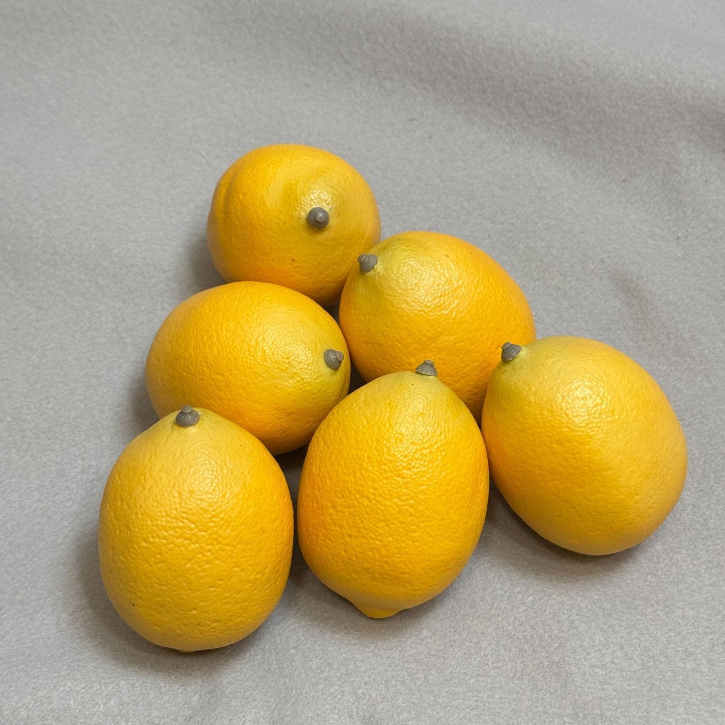 Long-Lasting  Decorative 6 Realistic Artificial Lemons